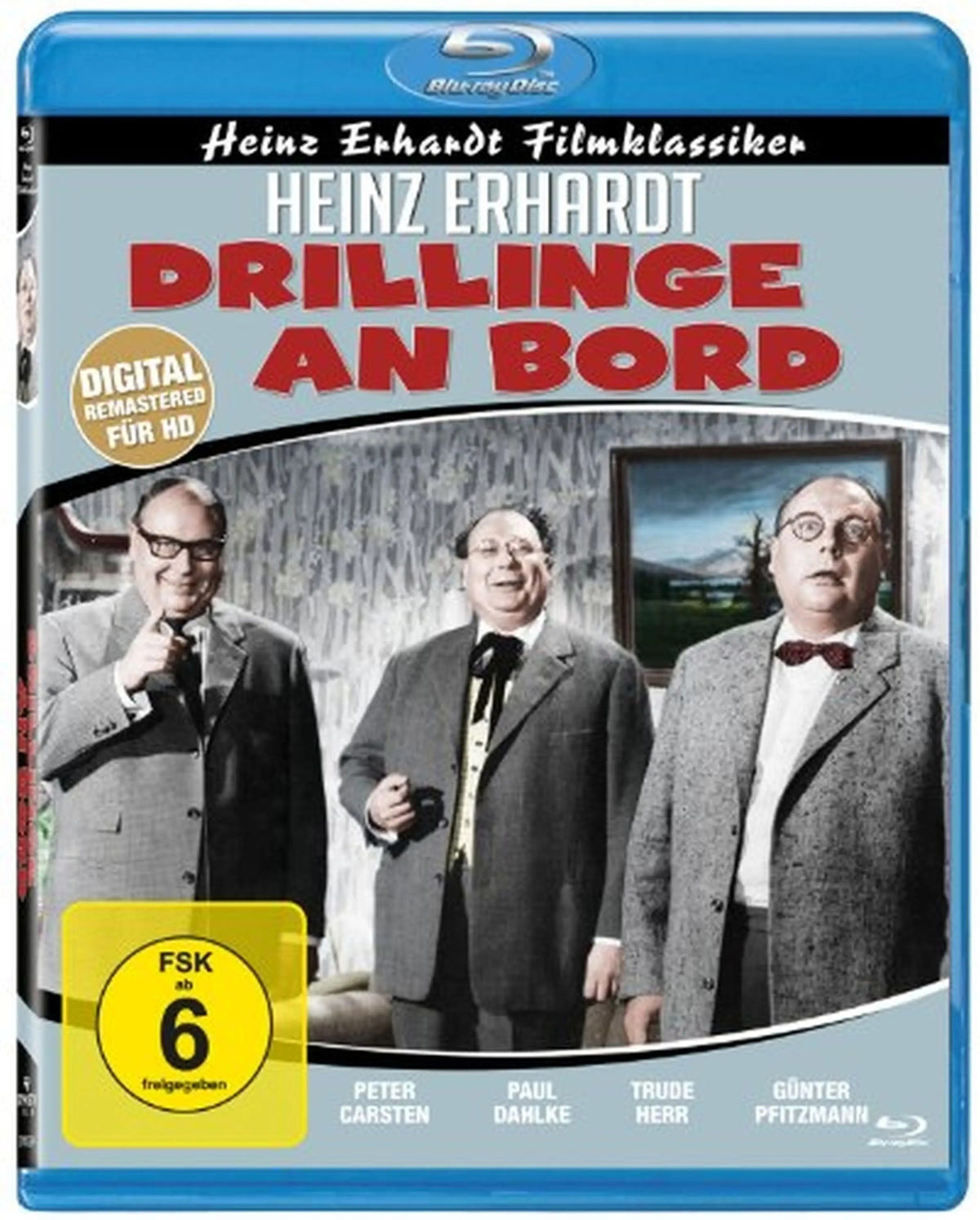 Drillinge an Bord Blu-ray Cover – Frontcover Bild