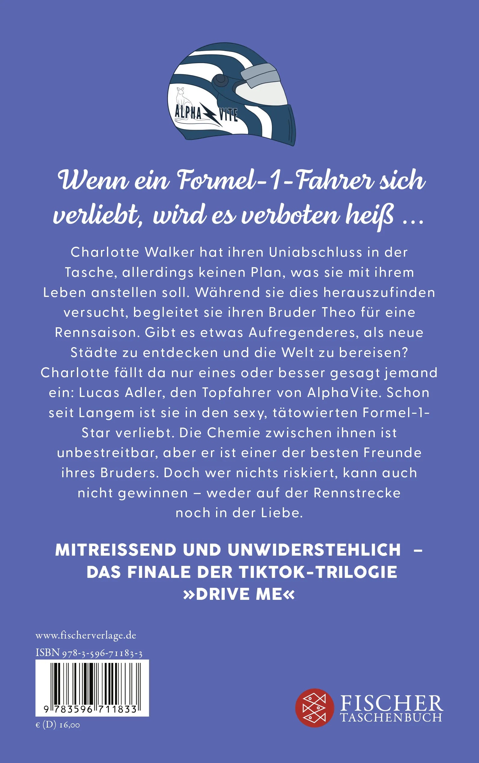 Buchrückseite von 'Drive Me Home' mit Klappentext - Paperback
