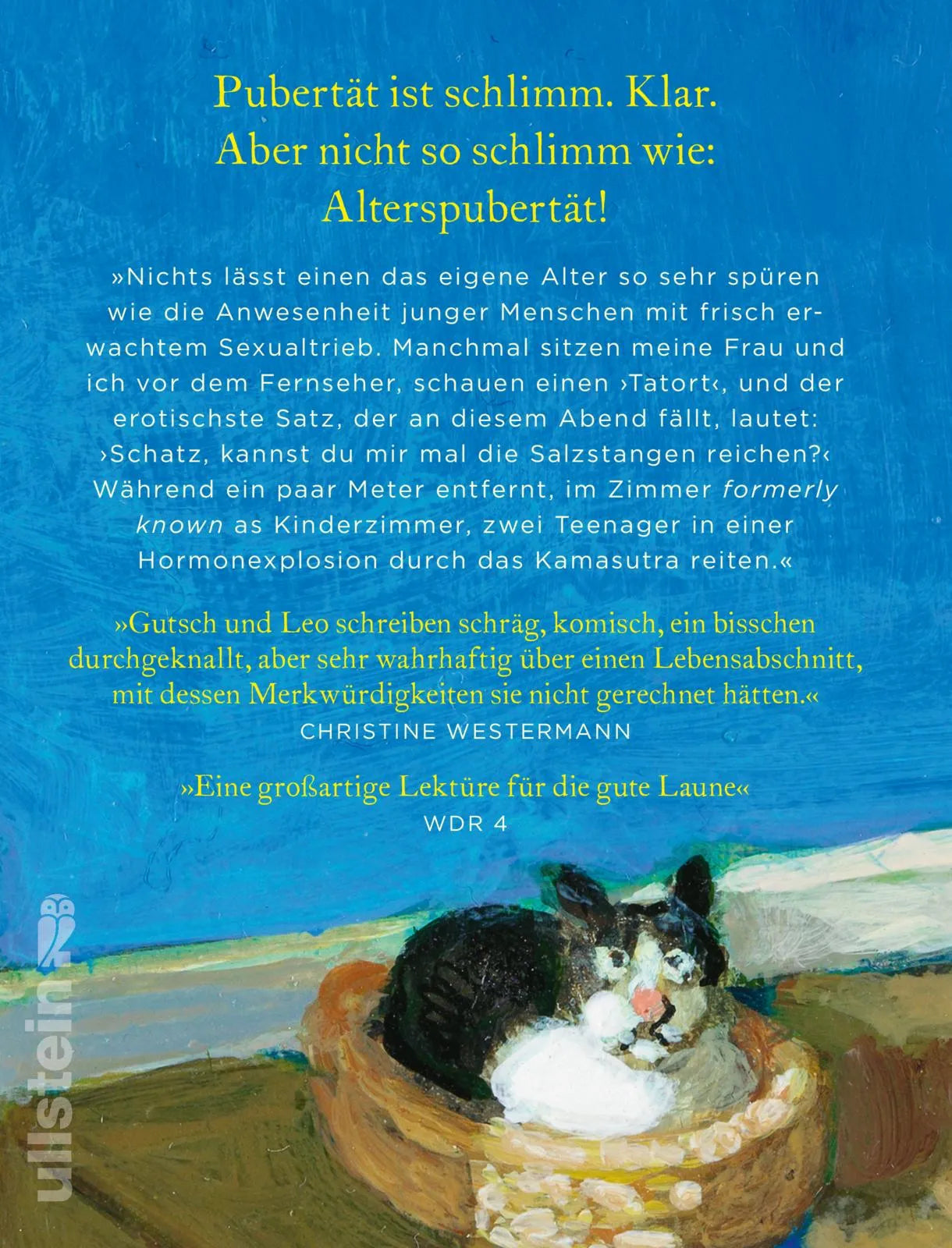 Buchrückseite von 'Du bleibst mein Sieger, Tiger' mit Klappentext - Gebundene Ausgabe