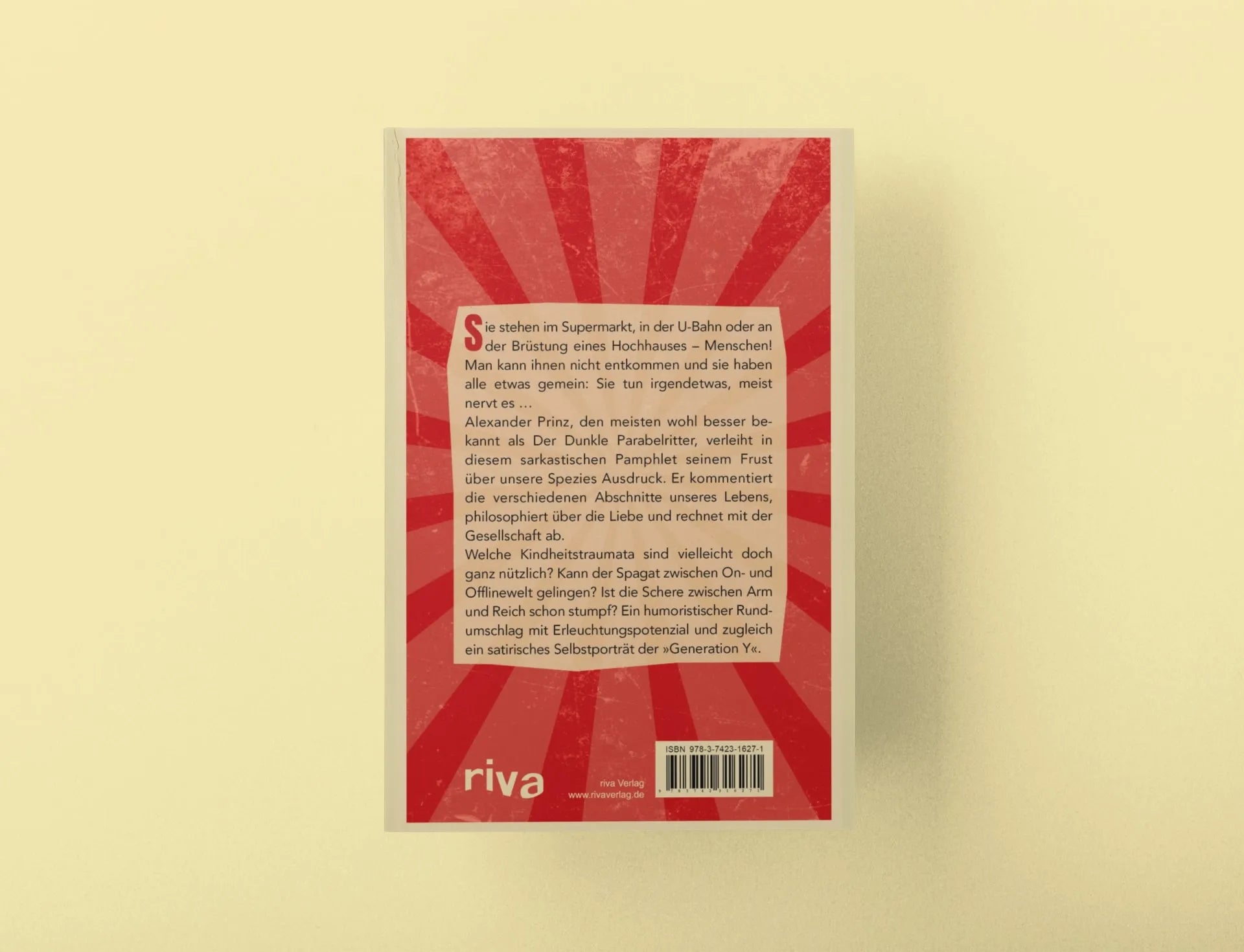 Buchrückseite von '»Du kannst sie nicht alle töten«' mit Klappentext - Paperback
