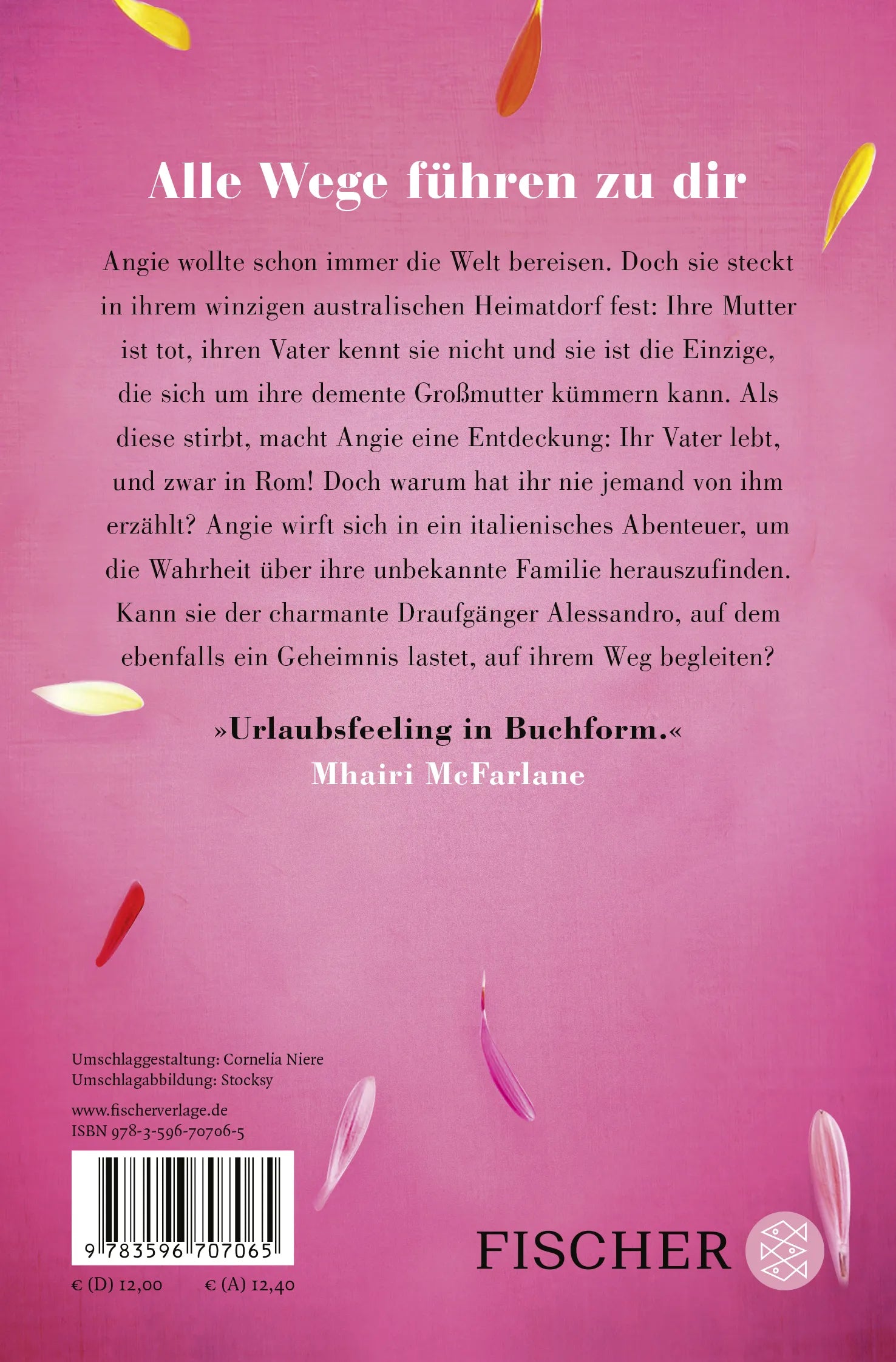Buchrückseite von 'Du schenkst mir die Welt' mit Klappentext - Taschenbuch
