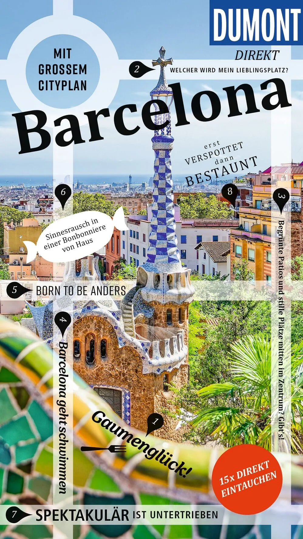 Cover: DUMONT direkt Reiseführer E-Book Barcelona (E-Book) von Jonas Martiny