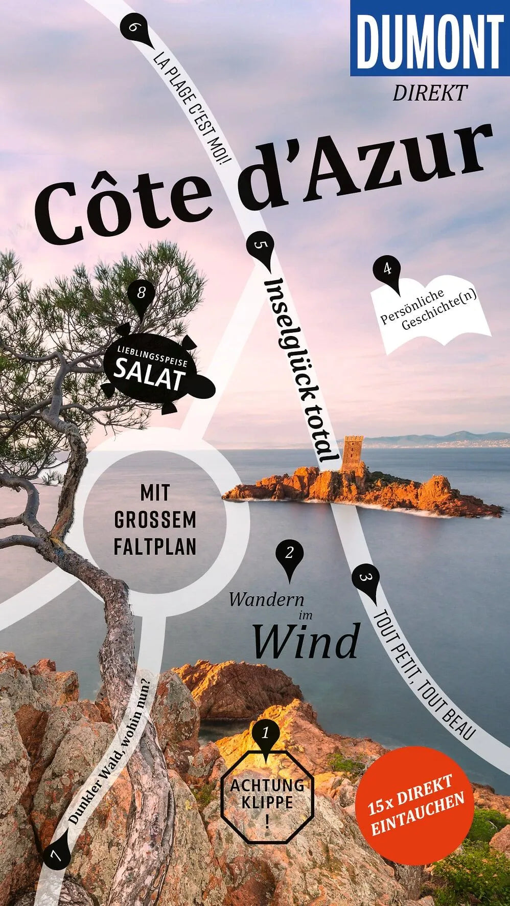 Cover: DUMONT direkt Reiseführer E-Book Côte d´Azur (E-Book) von Klaus Simon