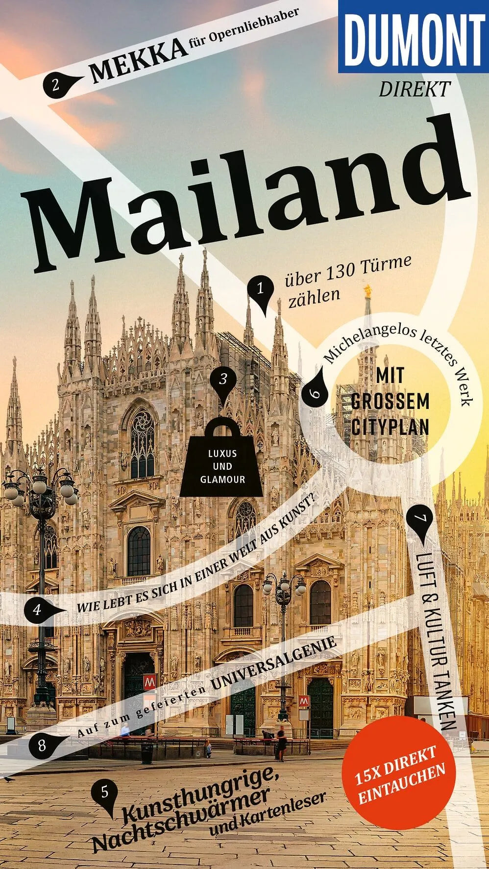 Cover: DUMONT direkt Reiseführer E-Book Mailand (E-Book) von Aylie Lonmon