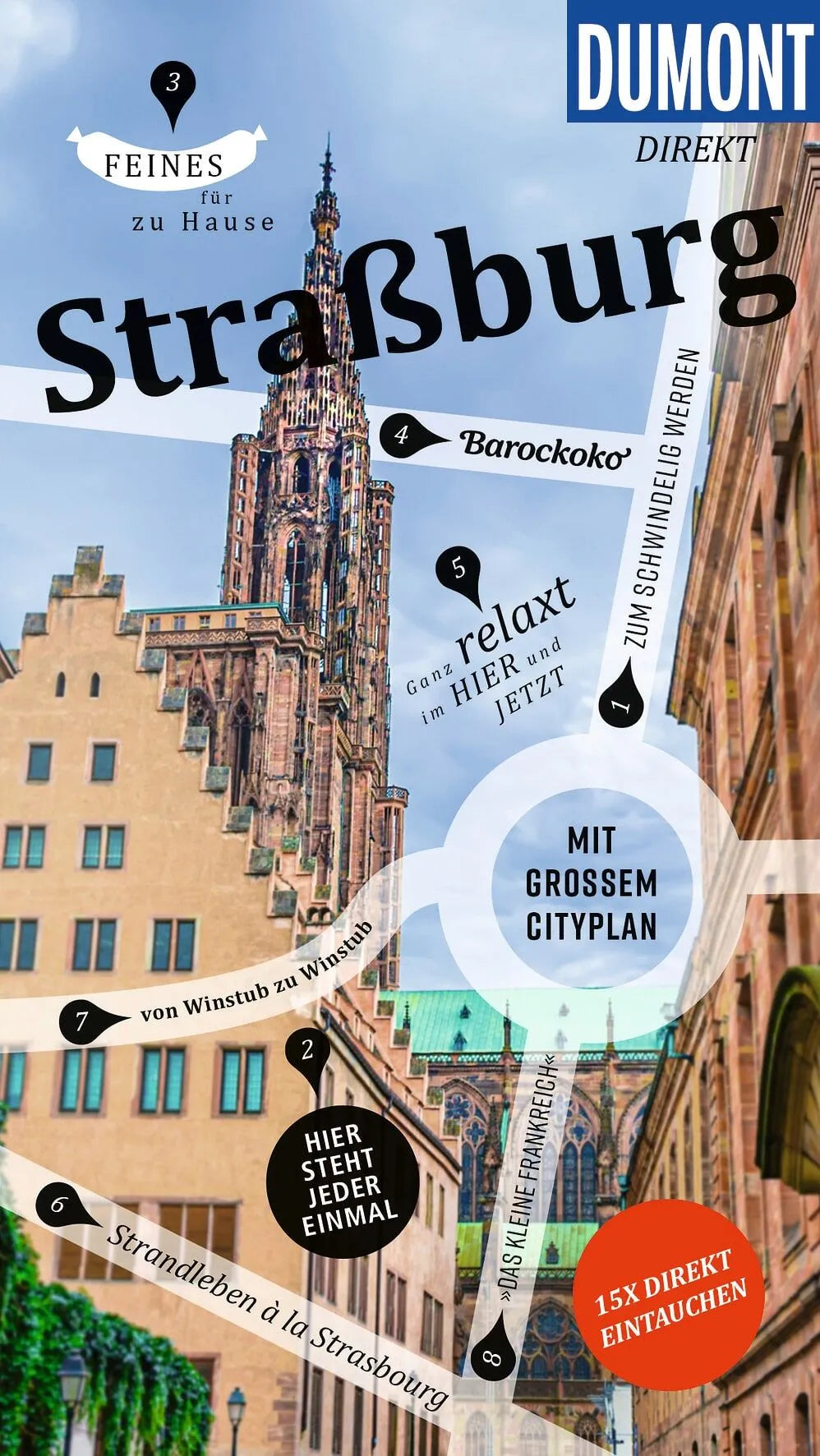 Cover: DUMONT direkt Reiseführer E-Book Straßburg (E-Book) von Gabriele Kalmbach