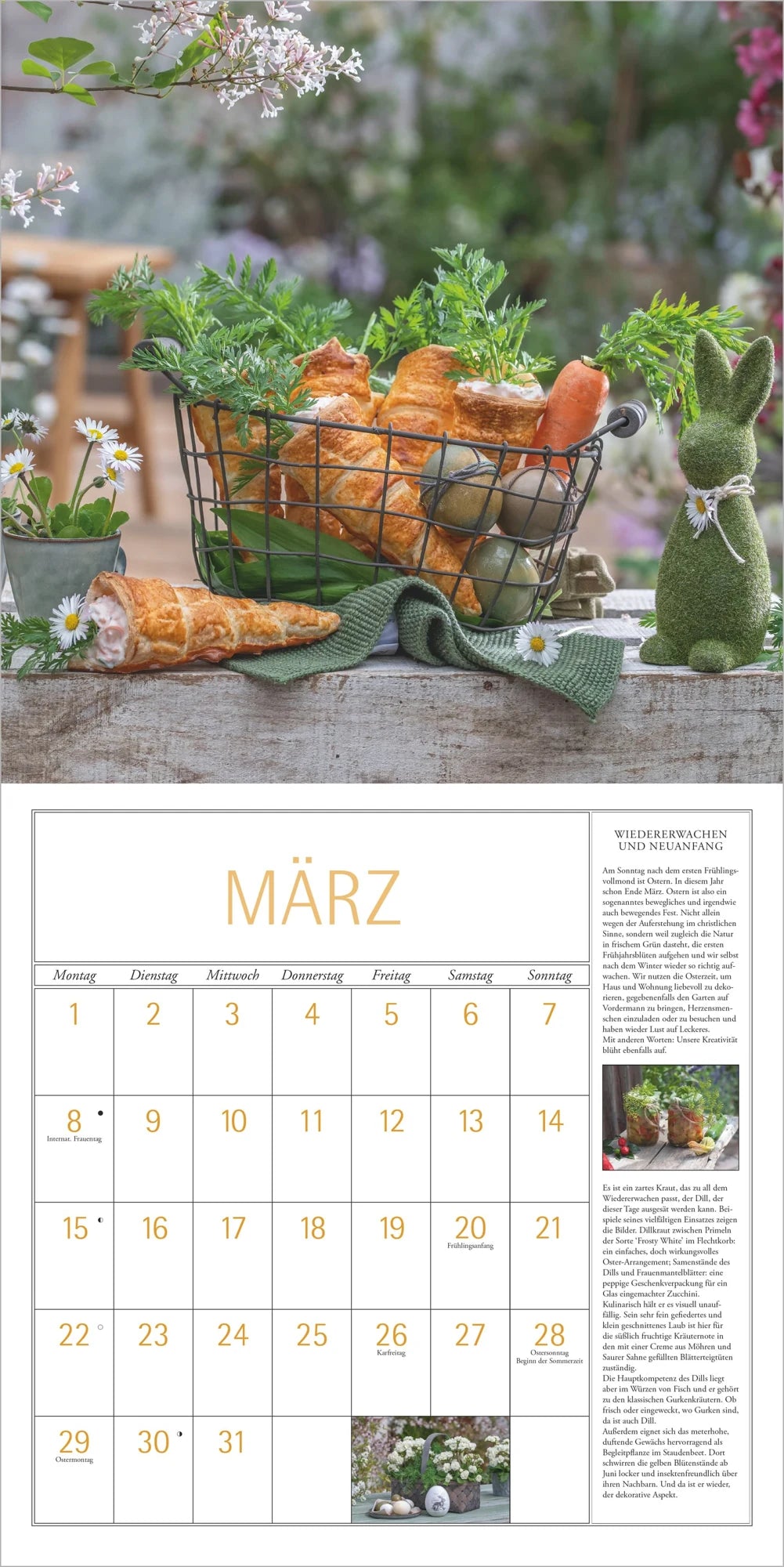 DuMonts Kräuter Kalender 2027 – Ansicht