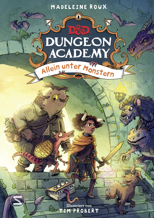 Cover: Dungeons & Dragons. Dungeon Academy - Allein unter Monstern (Hardcover) von Madeleine Roux