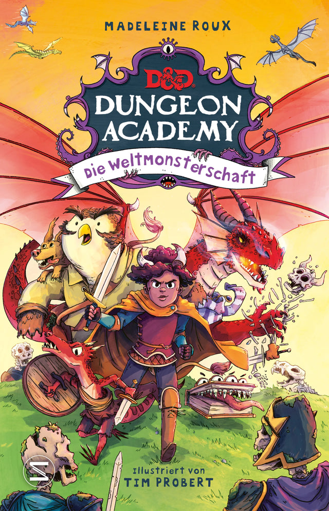 Buchcover von 'Dungeons & Dragons. Dungeon Academy - Die Weltmonsterschaft' - Gebundene Ausgabe von Madeleine Roux