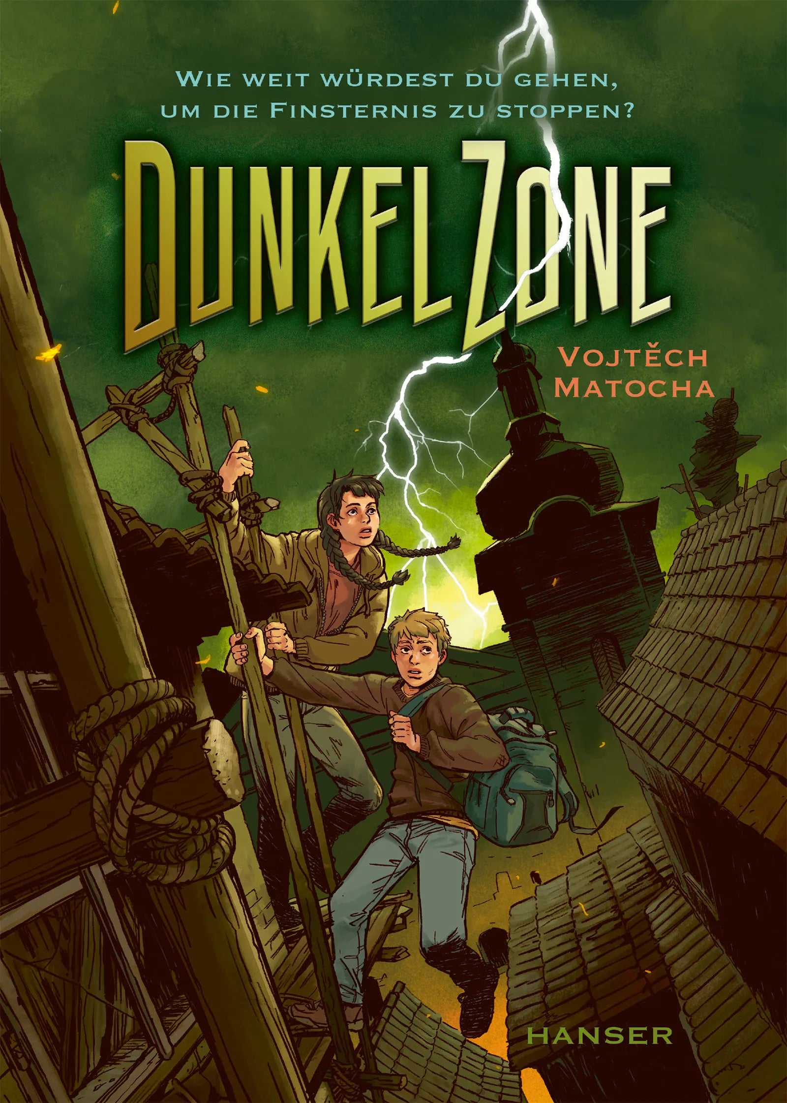 Buchcover von 'DunkelZone' - Gebundene Ausgabe von Vojtěch Matocha