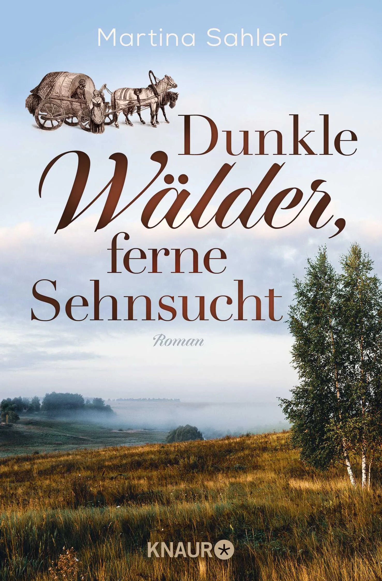 Buchcover von 'Dunkle Wälder, ferne Sehnsucht' - Taschenbuch von Martina Sahler