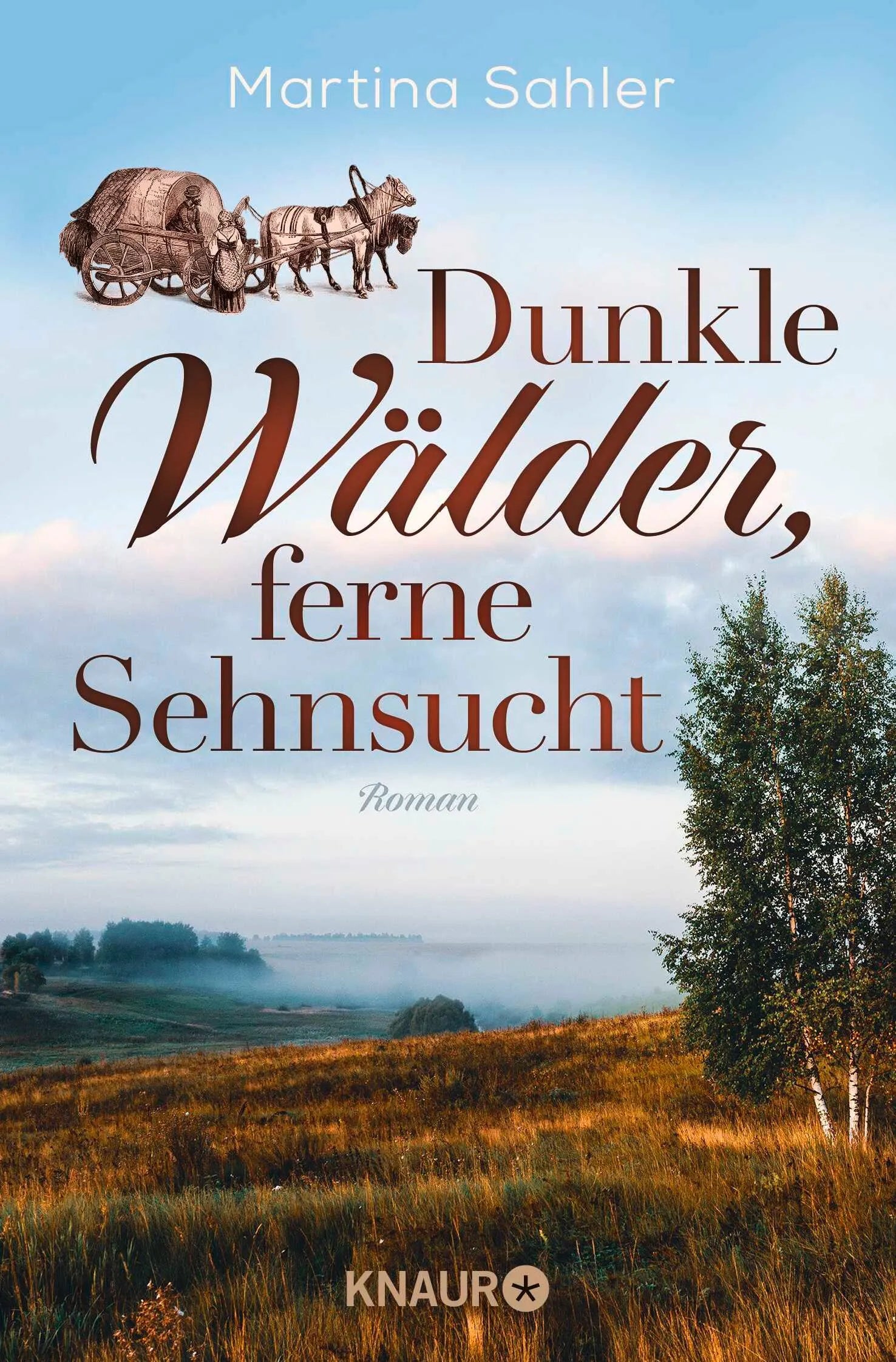 Cover: Dunkle Wälder, ferne Sehnsucht (Taschenbuch) von Martina Sahler