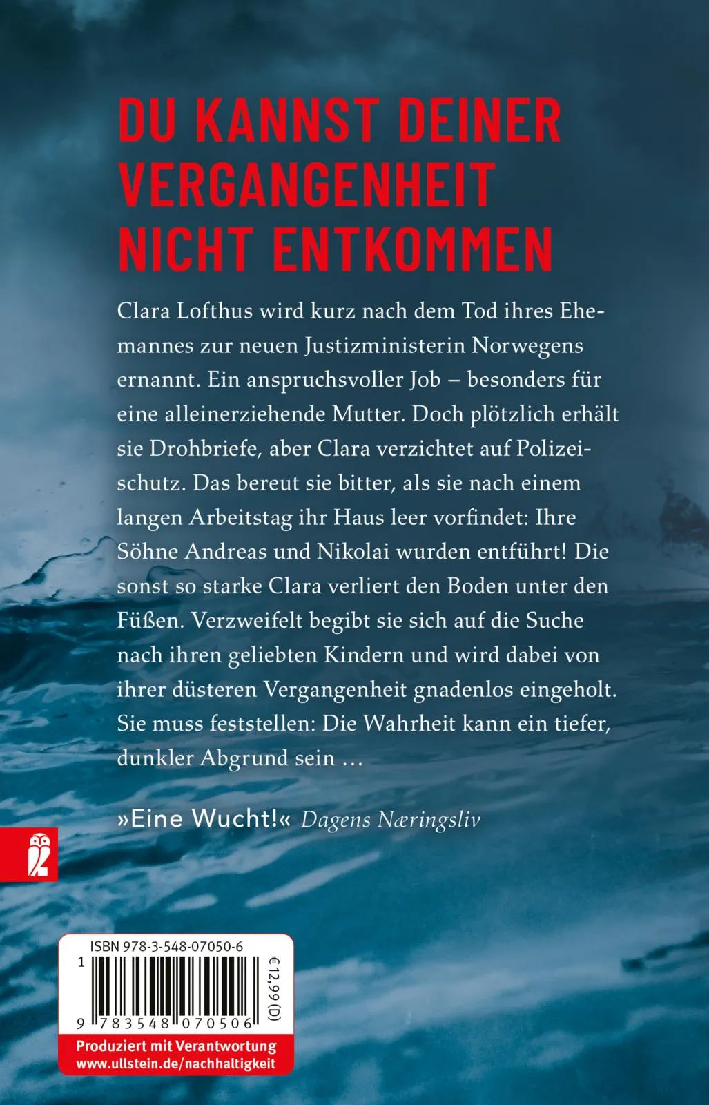 Rückseite: Dunkler Abgrund (Taschenbuch)
