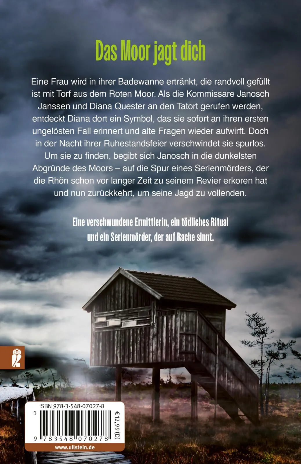 Rückseite: Dunkles Moor (Taschenbuch)