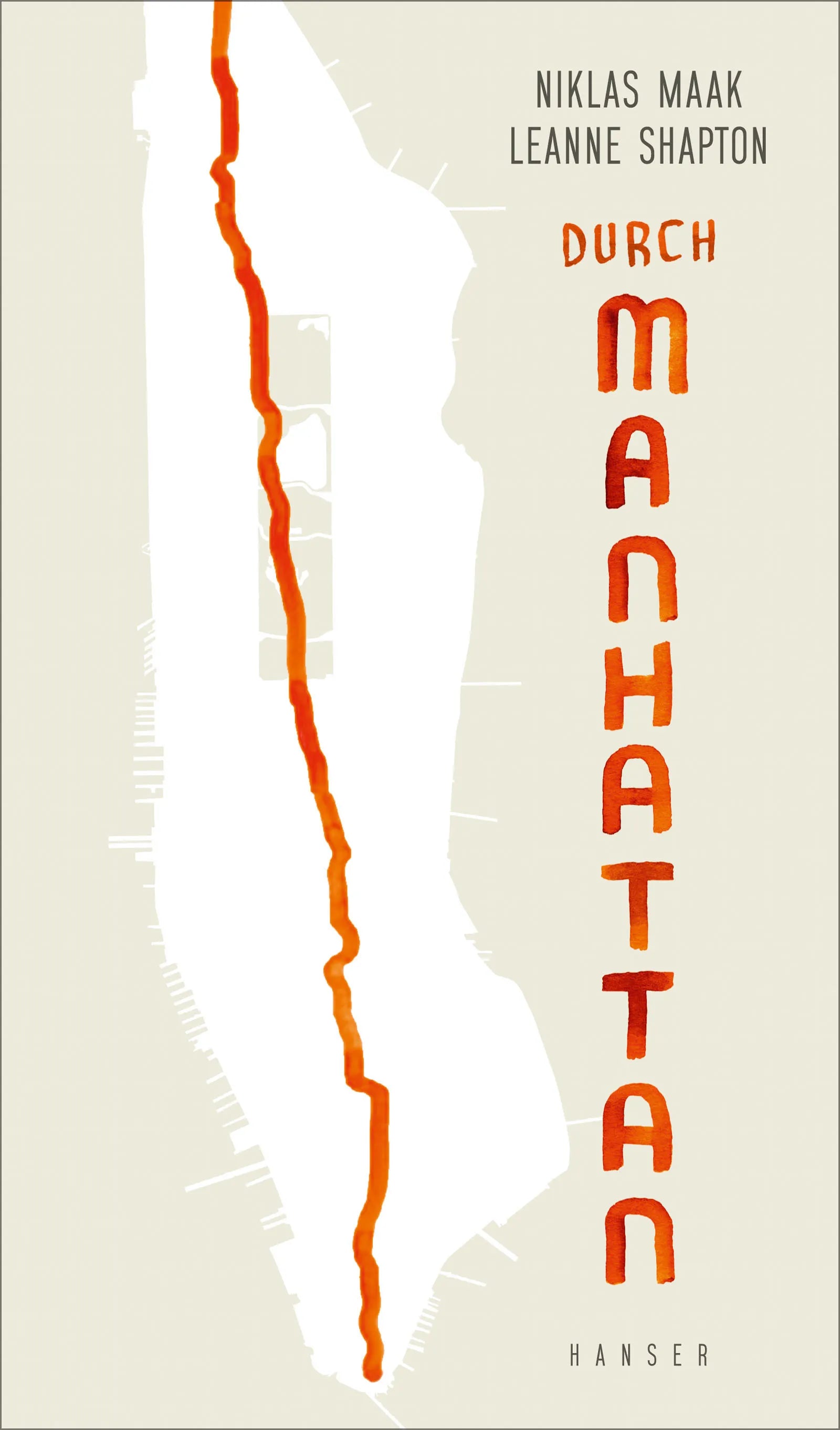 Buchcover von 'Durch Manhattan' - Gebundene Ausgabe von Niklas Maak