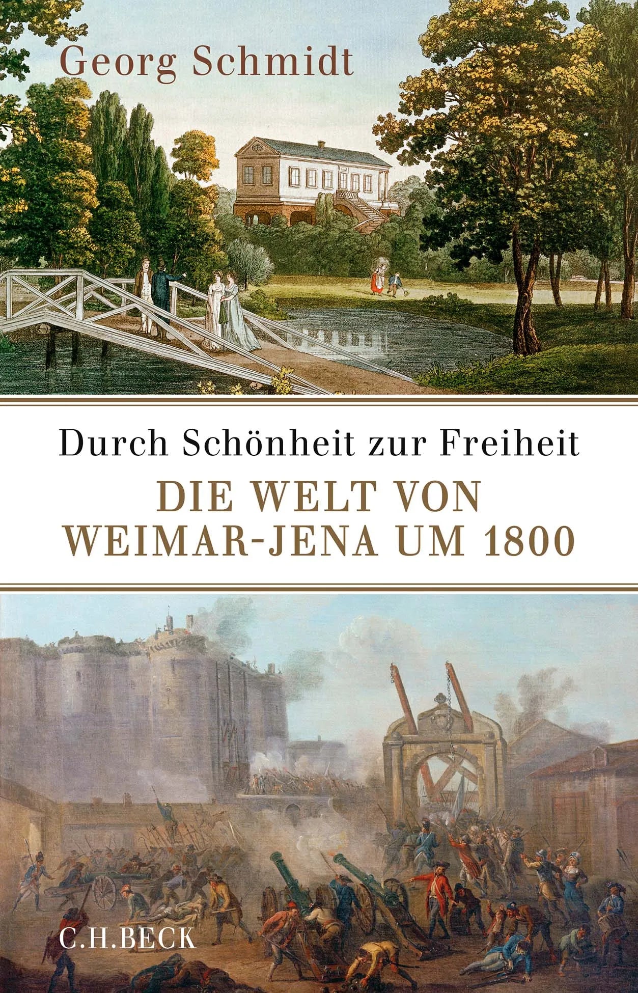 Buchcover von 'Durch Schönheit zur Freiheit' - Gebundene Ausgabe von Georg Schmidt
