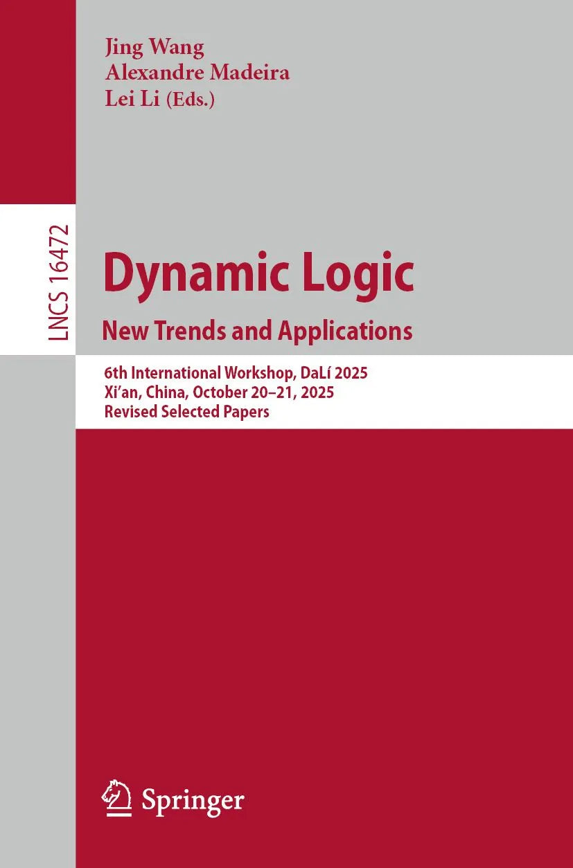 Cover: Dynamic Logic. New Trends and Applications (E-Book) von Jing Wang