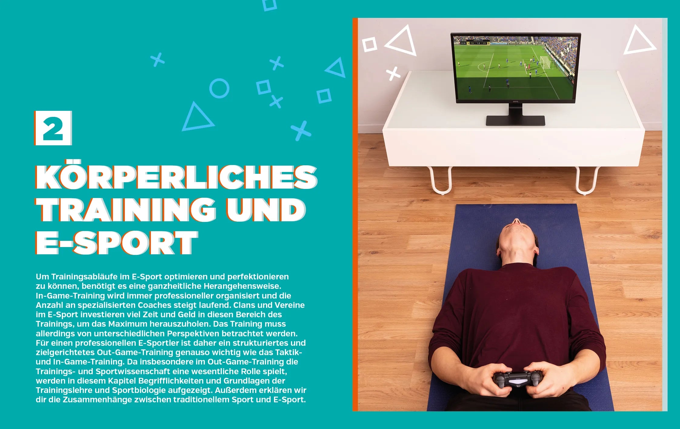 Innenansicht von 'E-Sport-Fitness' - Taschenbuch