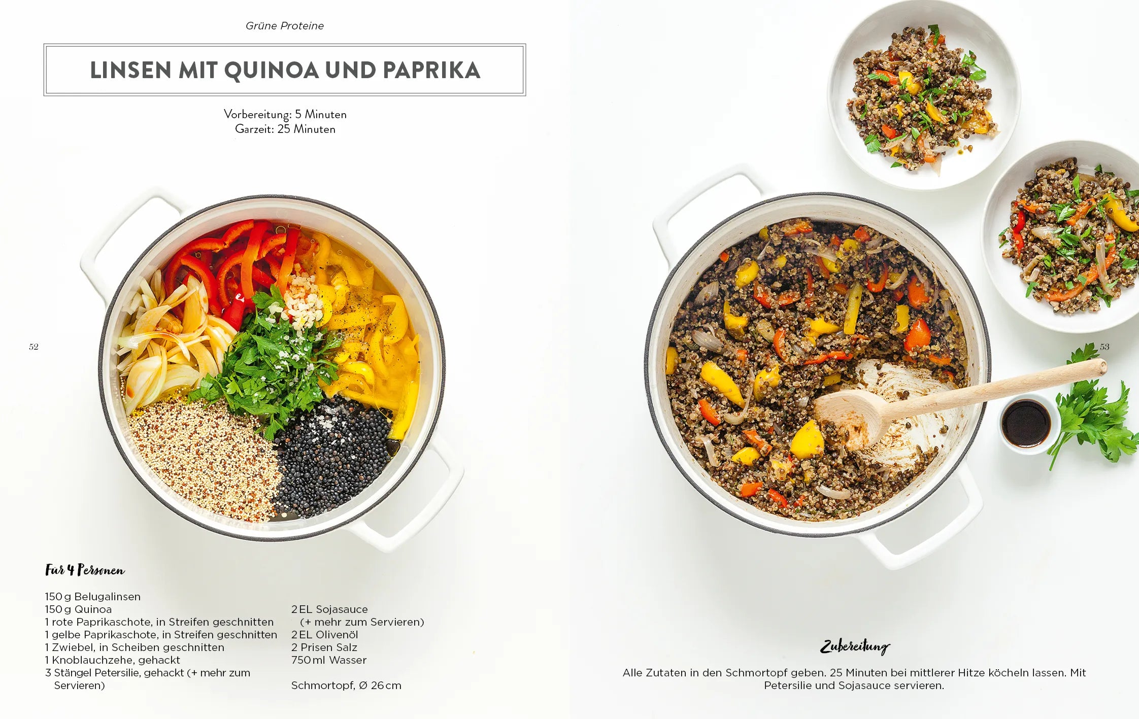 Innenansicht von 'Easy One Pot vegetarisch' - Taschenbuch