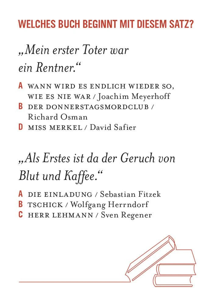 eat.READ.sleep - Das Bücher-Quiz – Ansicht