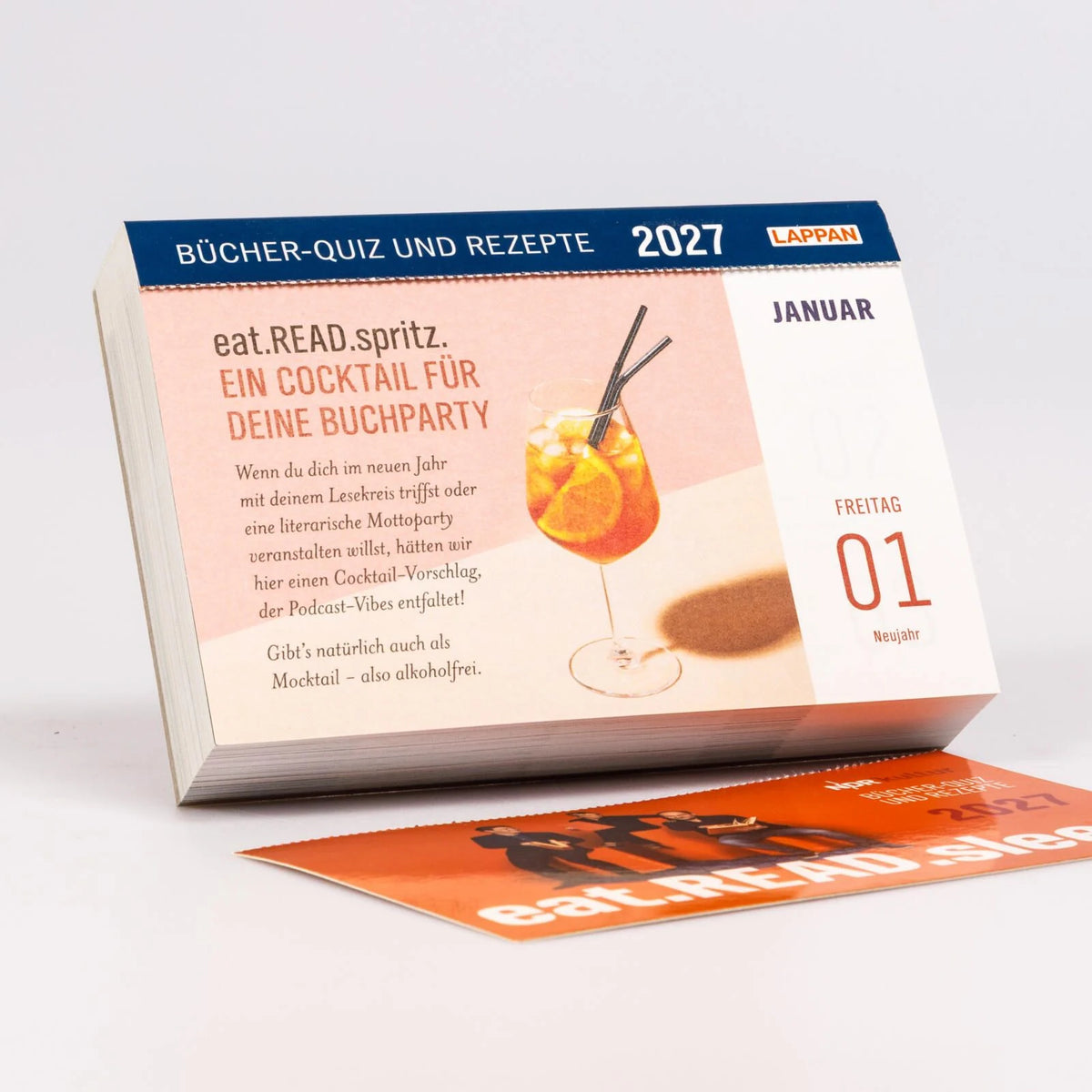 eat.READ.sleep Tageskalender 2027 – Ansicht