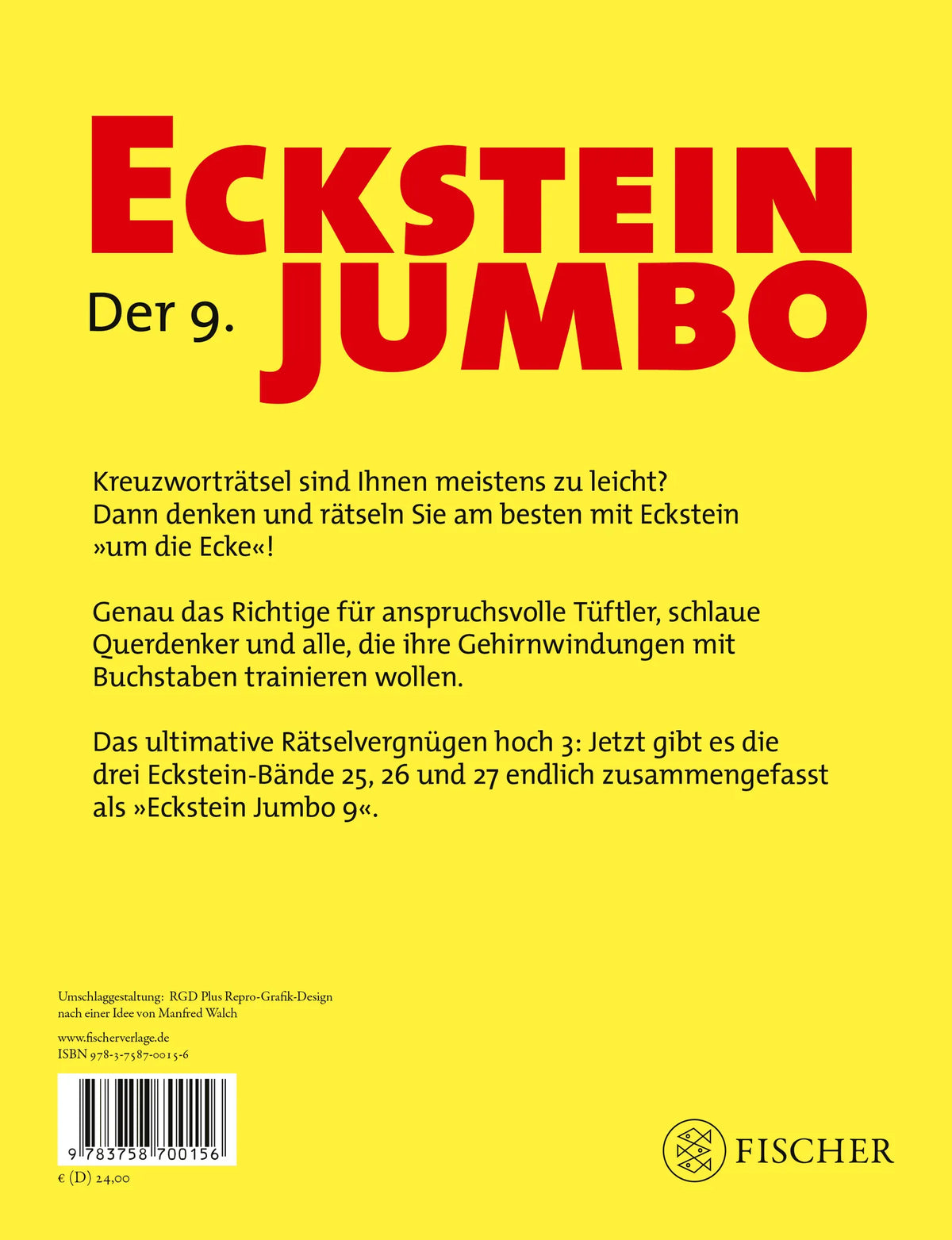 Rückseite: Eckstein Jumbo 9 (Taschenbuch)