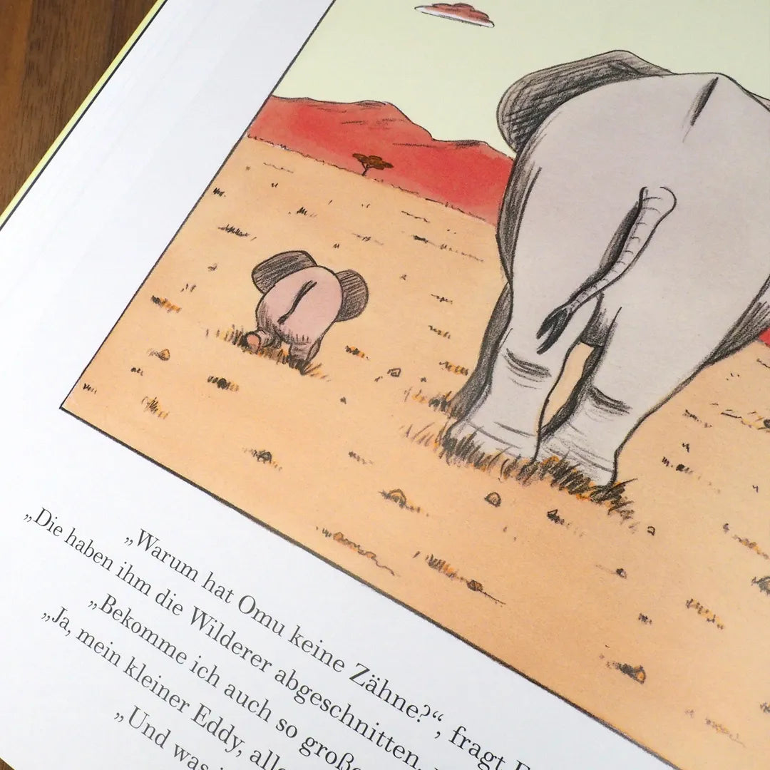 Abbildung von 'Eddy, der Elefant, der lieber klein bleiben wollte'