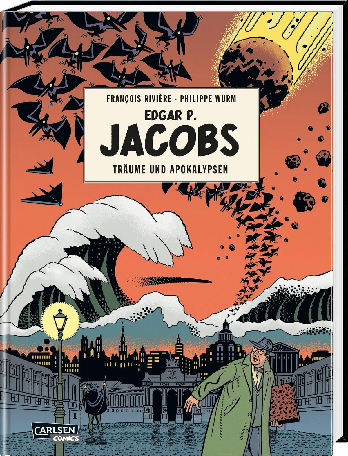 Buchcover von 'Edgar P. Jacobs – Träume und Apokalypsen' - Gebundene Ausgabe von François Rivière