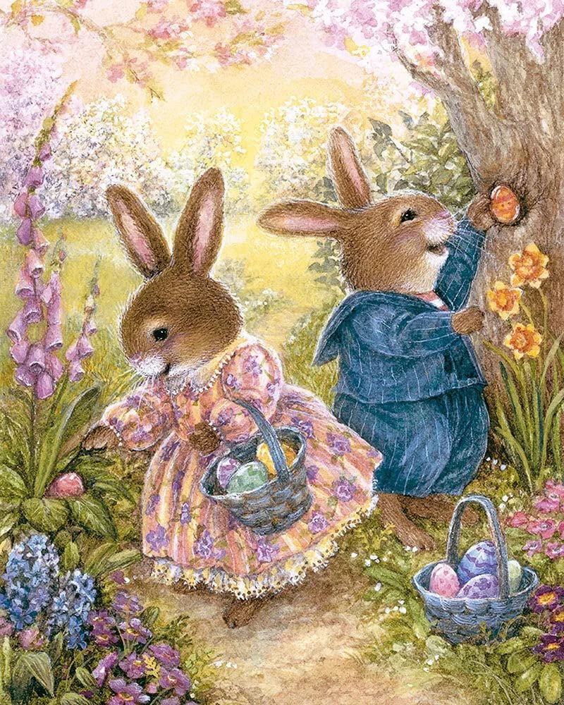 Ei-Puzzle Frohe Ostern – Ansicht