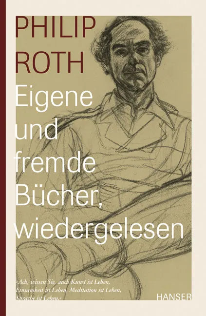 Buchcover von 'Eigene und fremde Bücher, wiedergelesen' - Gebundene Ausgabe von Philip Roth