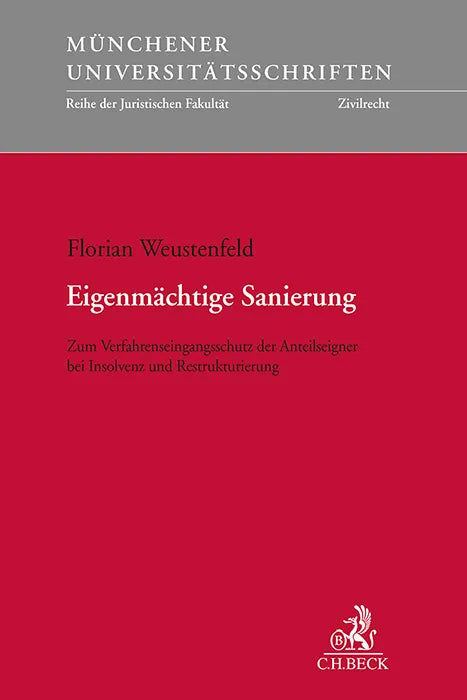 Buchcover von 'Eigenmächtige Sanierung' - Taschenbuch von Florian Weustenfeld