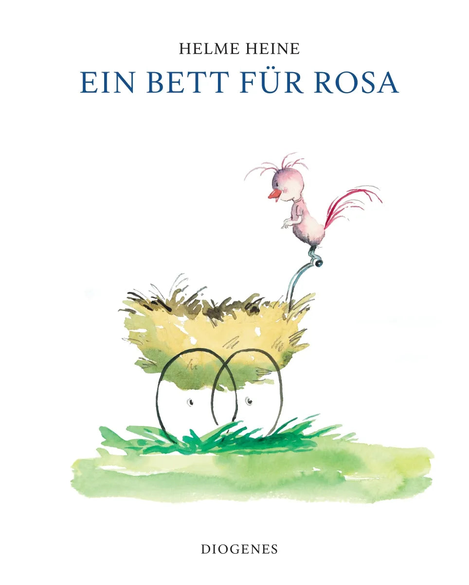 Buchcover von 'Ein Bett für Rosa' - Gebundene Ausgabe von Helme Heine