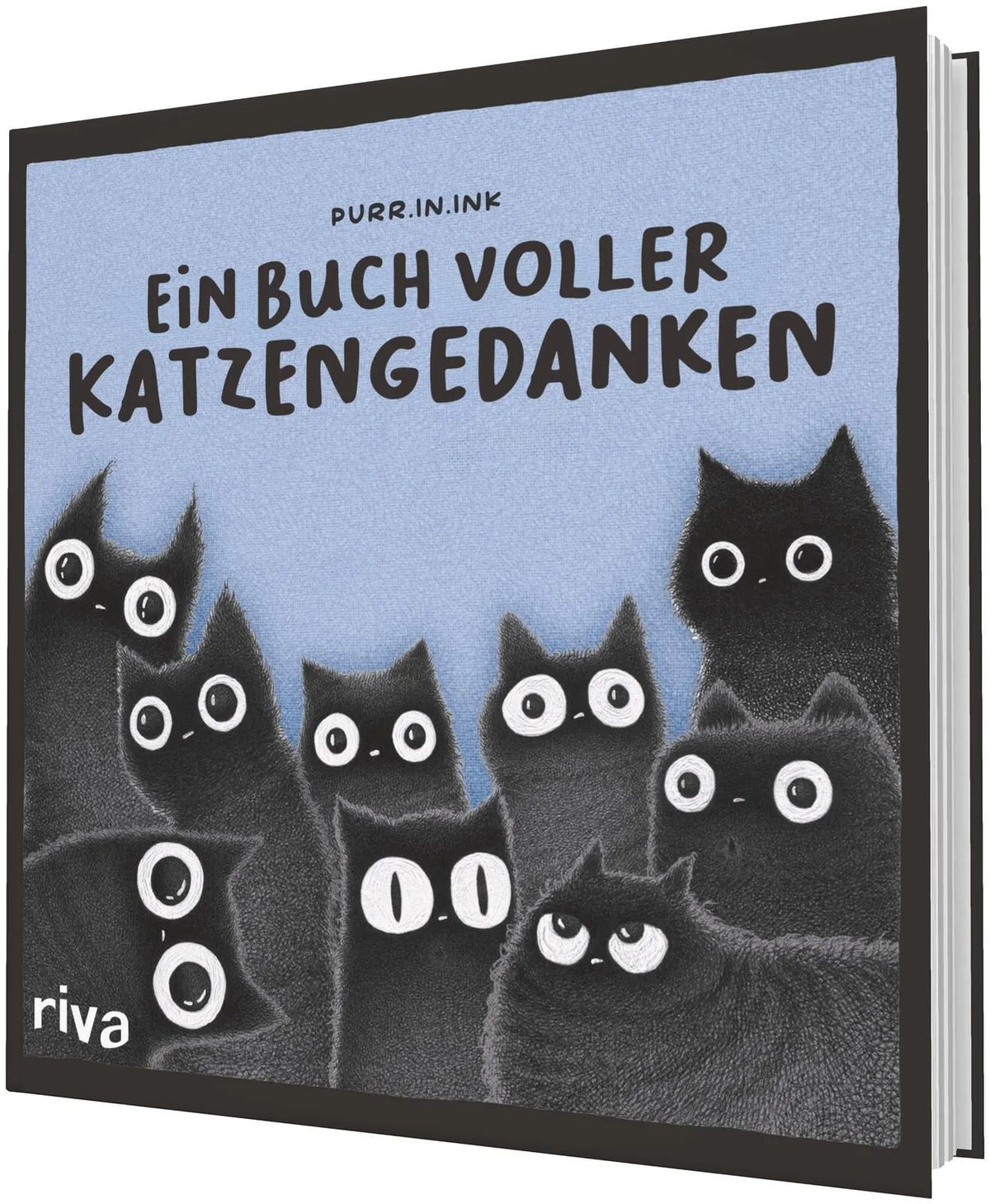 Detailansicht: Ein Buch voller Katzengedanken (Hardcover)