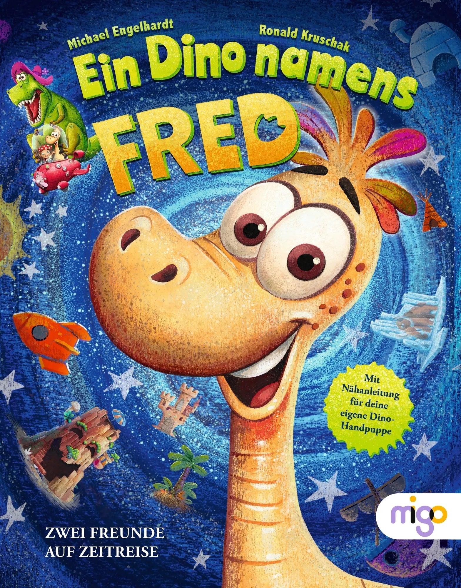 Buchcover von 'Ein Dino namens Fred' - Gebundene Ausgabe von Michael Engelhardt
