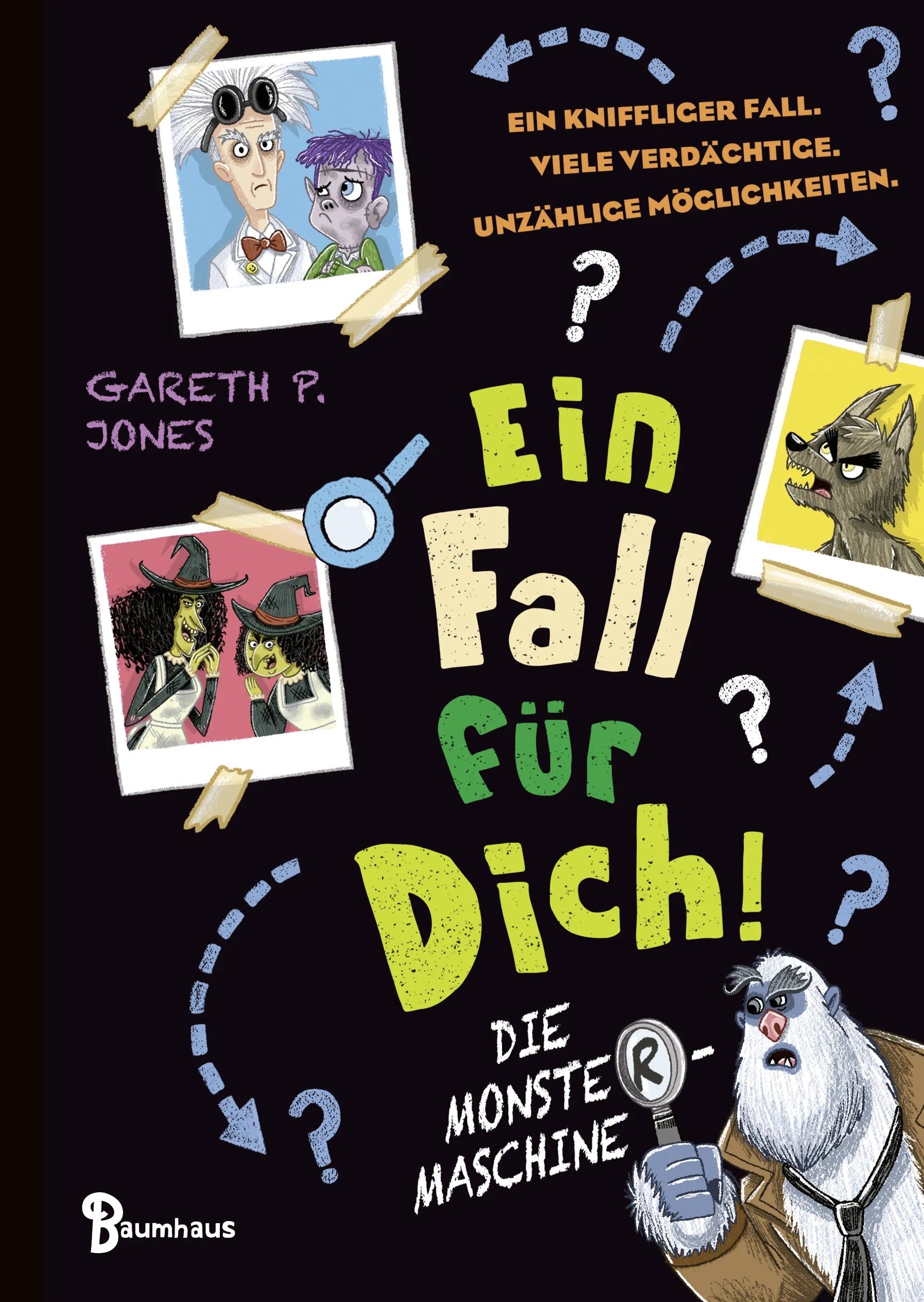 Buchcover von 'Ein Fall für DICH - Die Monster-Maschine' - Gebundene Ausgabe von Gareth P. Jones
