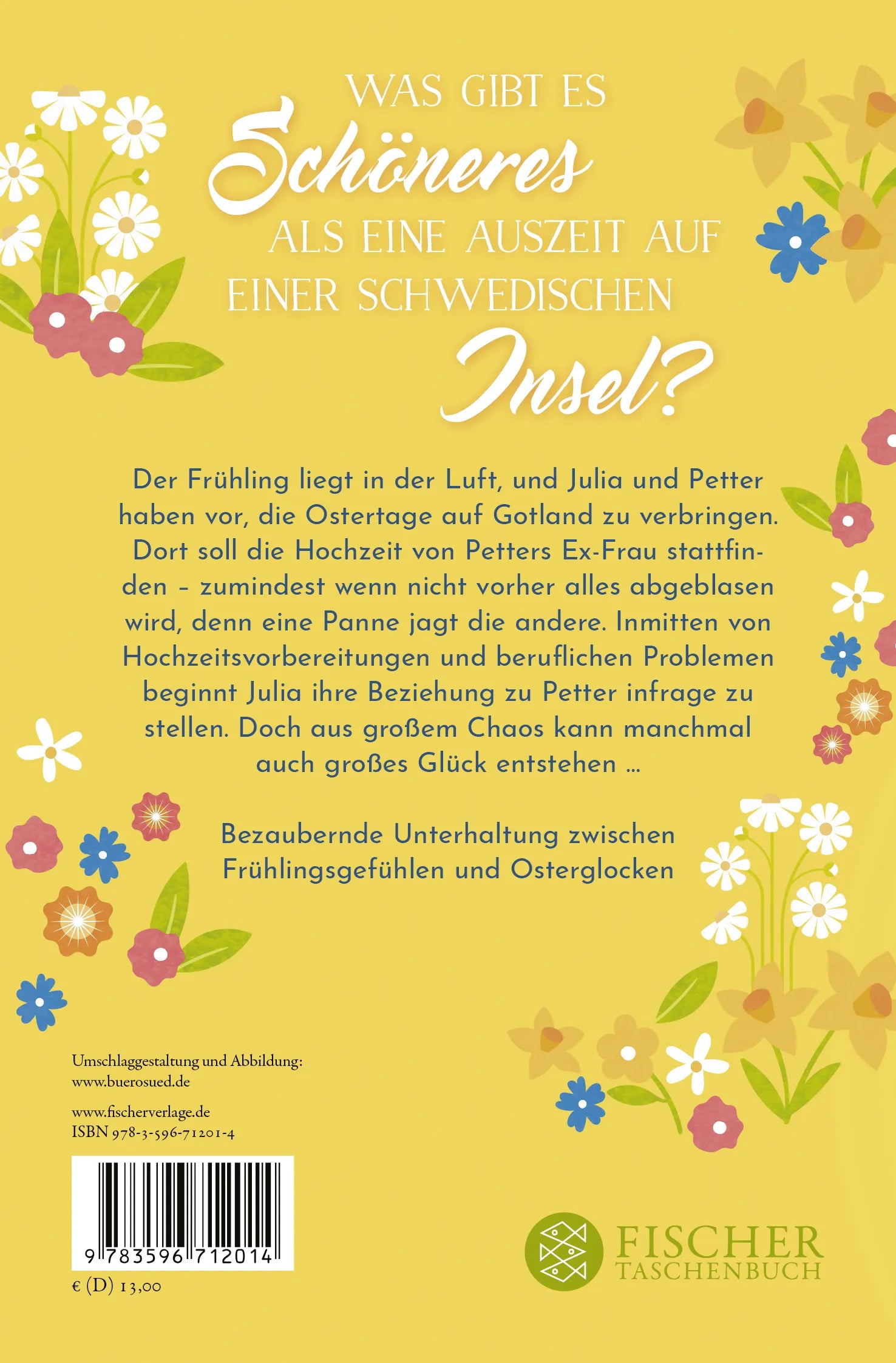 Buchrückseite von 'Ein Frühling zum Tanzen' mit Klappentext - Taschenbuch