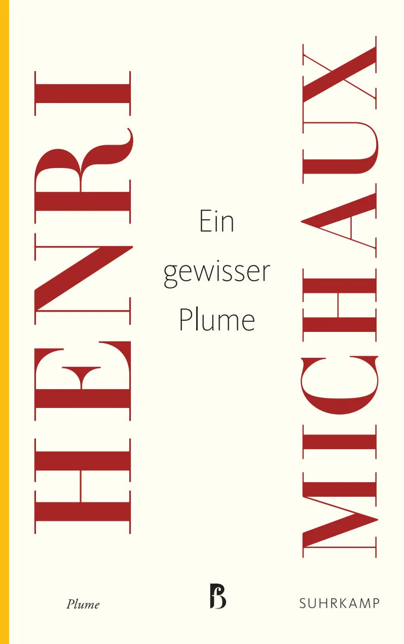 Buchcover von 'Ein gewisser Plume' - Taschenbuch von Henri Michaux