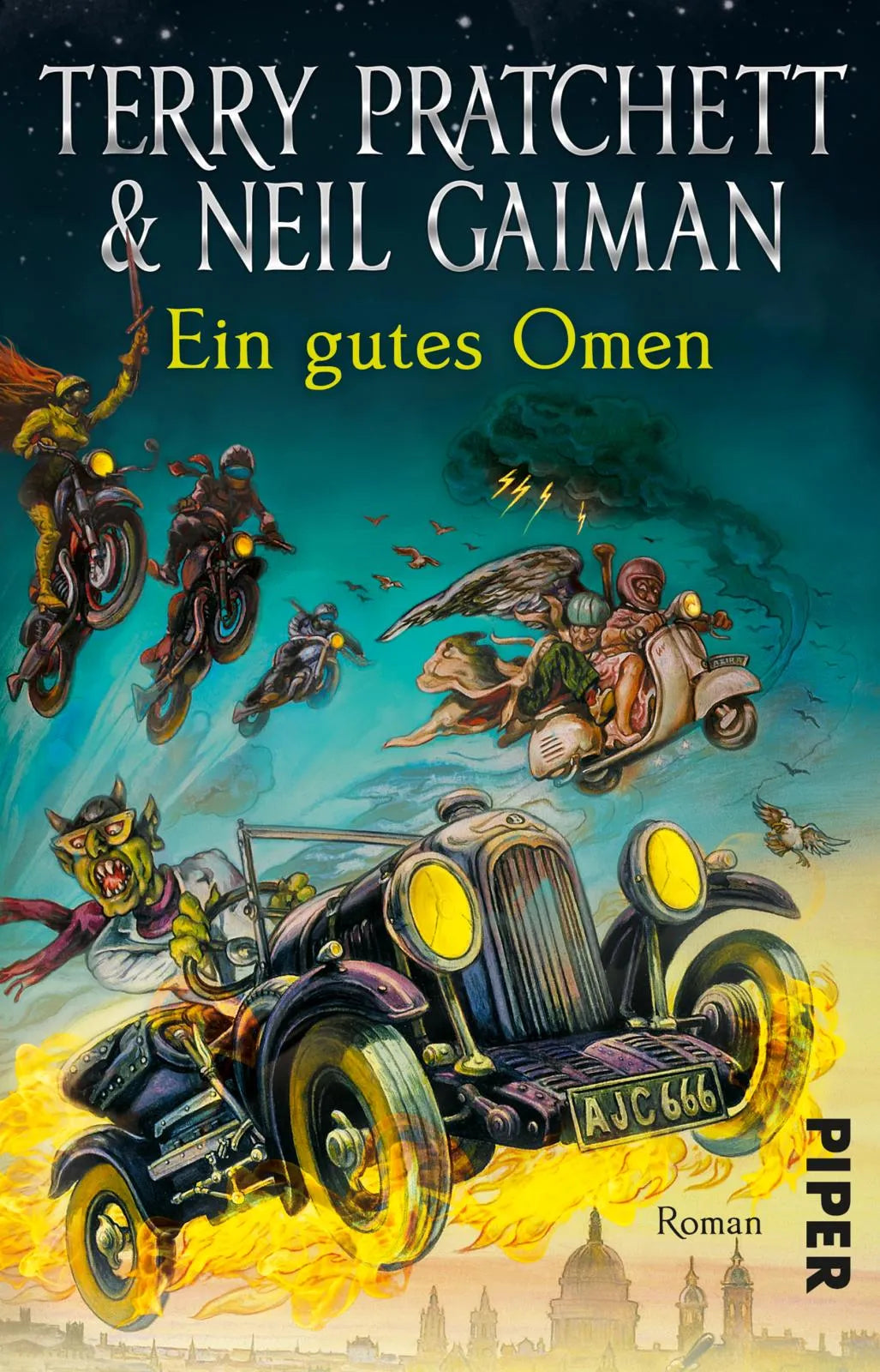 Buchcover von 'Ein gutes Omen' - Taschenbuch von Terry Pratchett