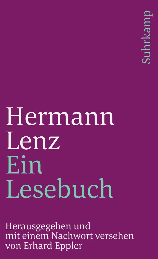 Buchcover von 'Ein Lesebuch' - Taschenbuch von Hermann Lenz