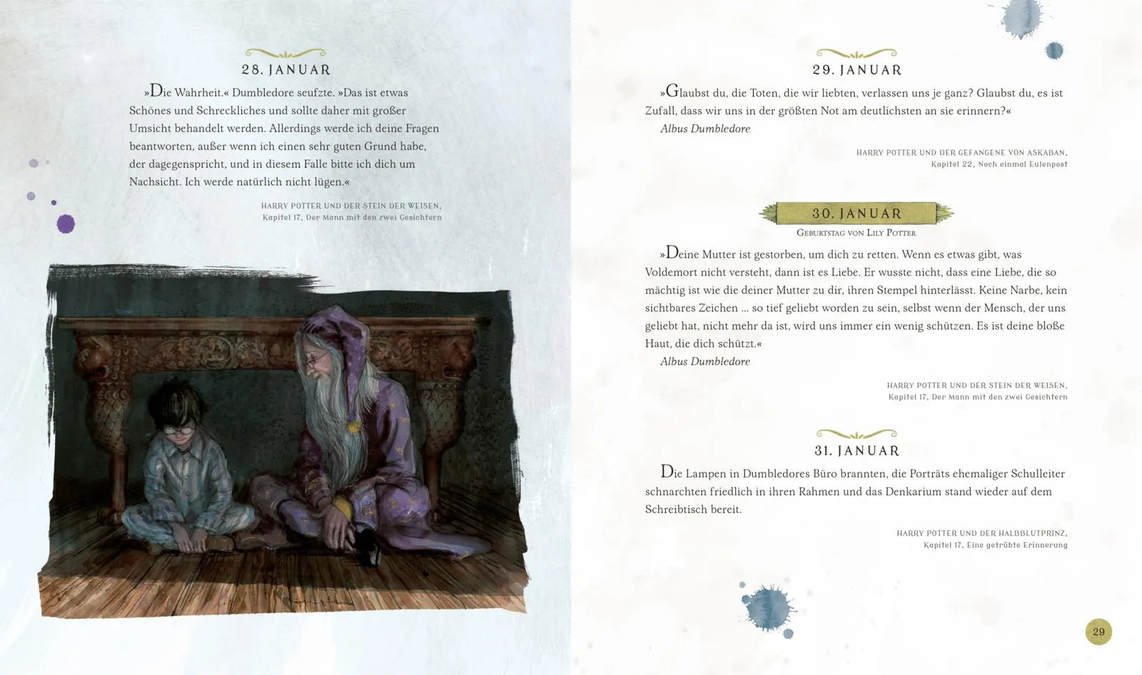 Produktansicht: Ein magisches Jahr mit Harry Potter (Gebundene Ausgabe)