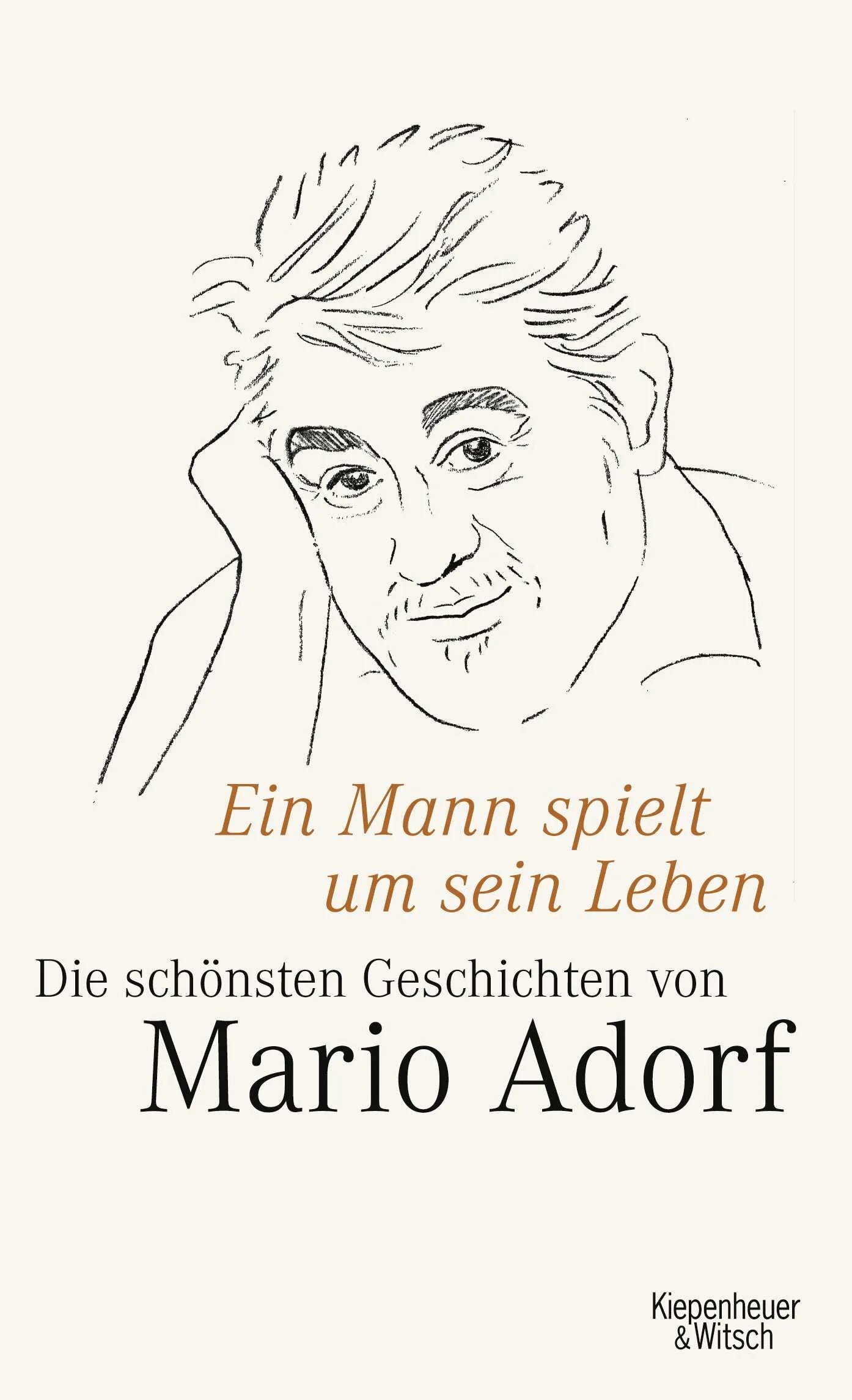 Buchcover von 'Ein Mann spielt um sein Leben' - Gebundene Ausgabe von Mario Adorf