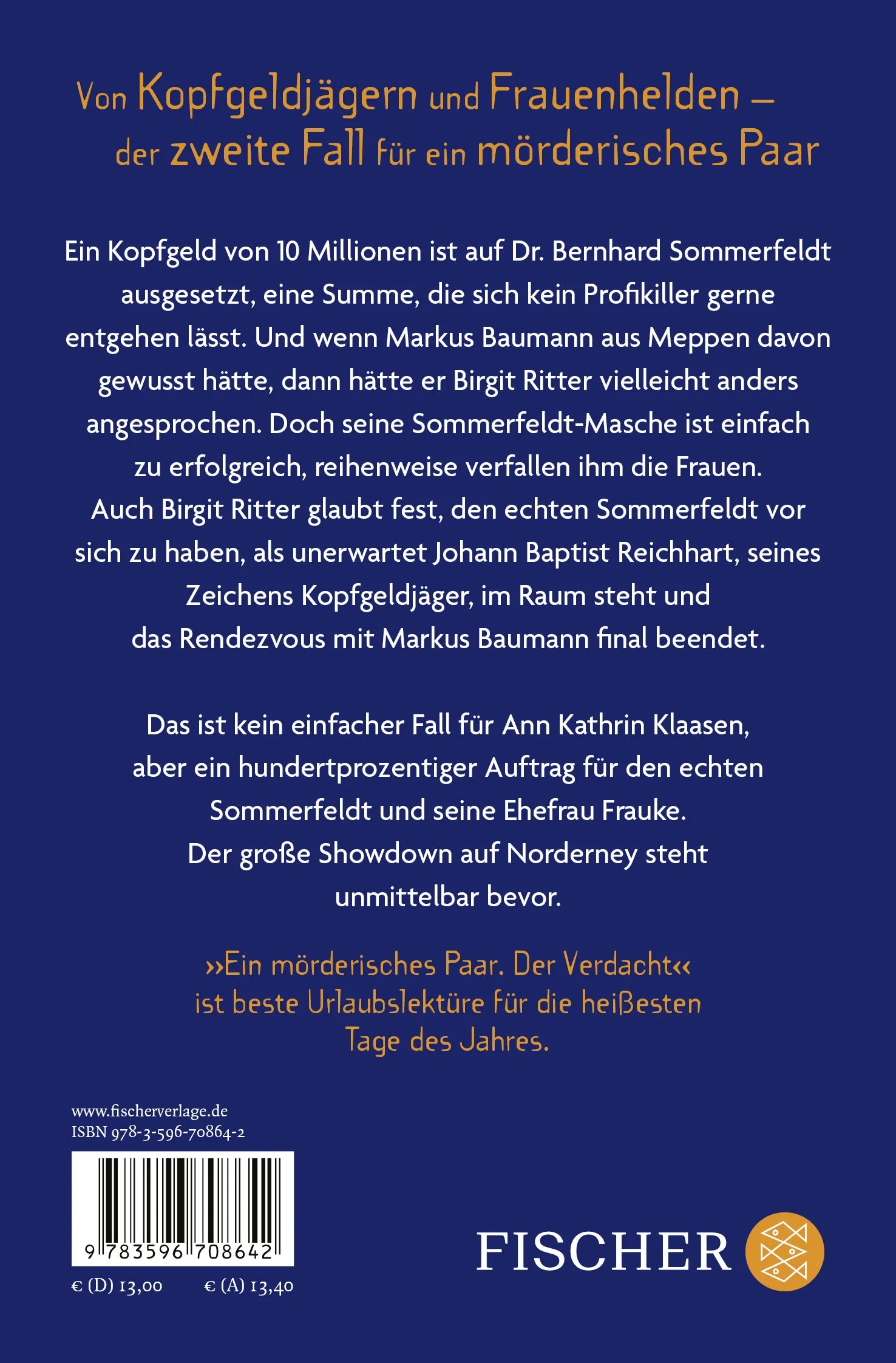 Rückseite: Ein mörderisches Paar - Der Verdacht (Taschenbuch)