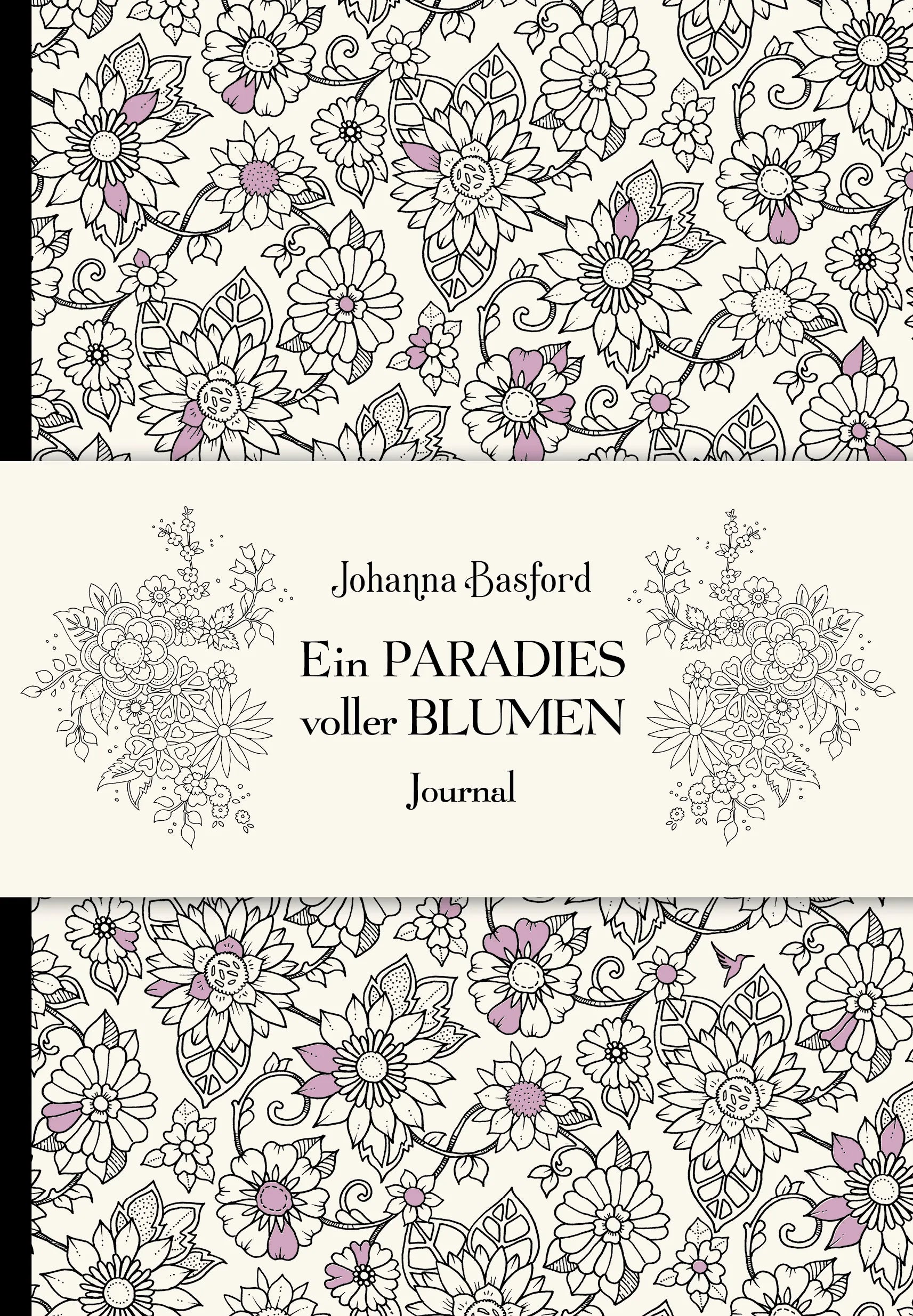 Buchcover von 'Ein Paradies voller Blumen – Journal' - Gebundene Ausgabe von Johanna Basford
