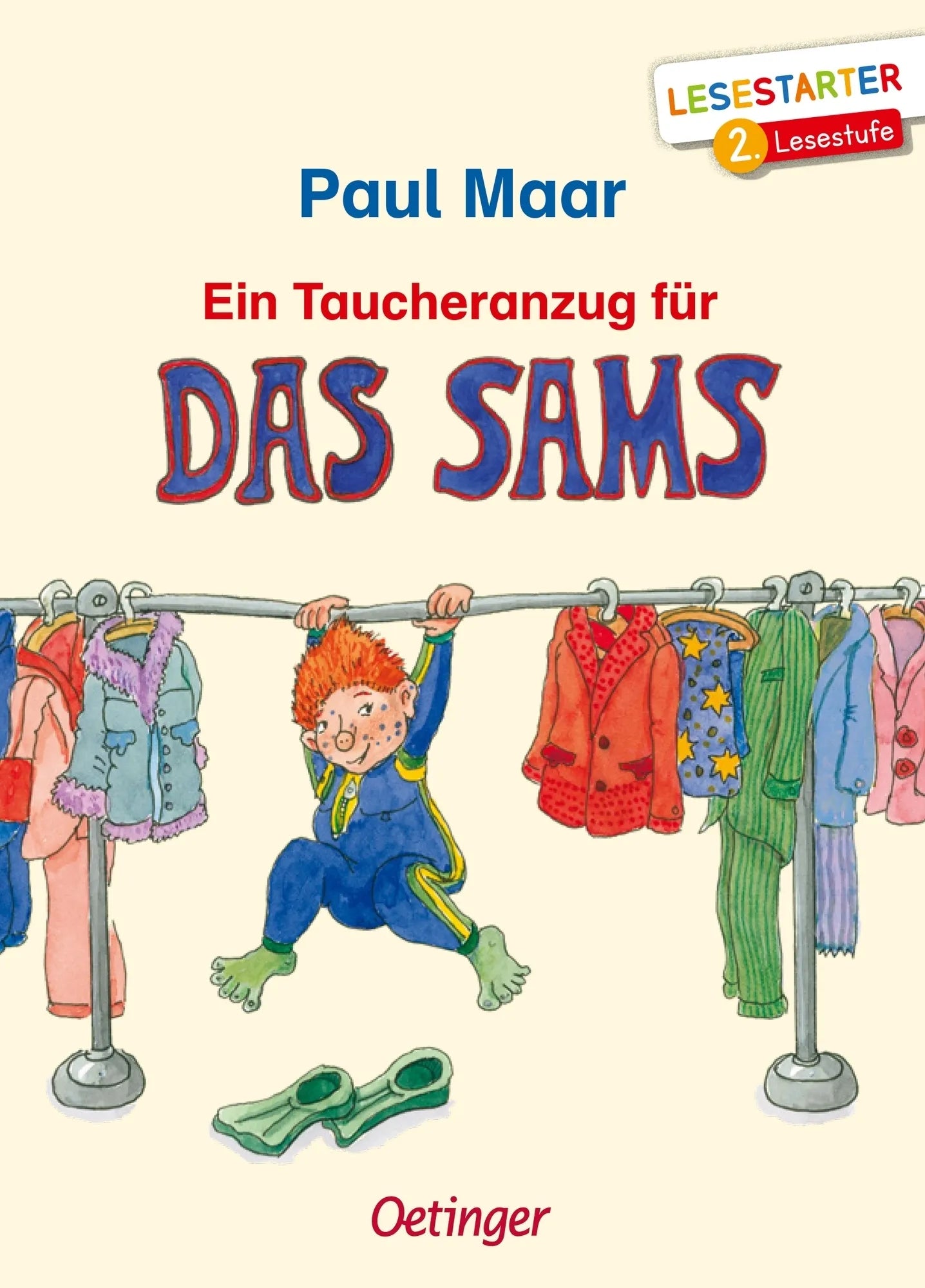Buchcover von 'Ein Taucheranzug für das Sams' - Gebundene Ausgabe von Paul Maar