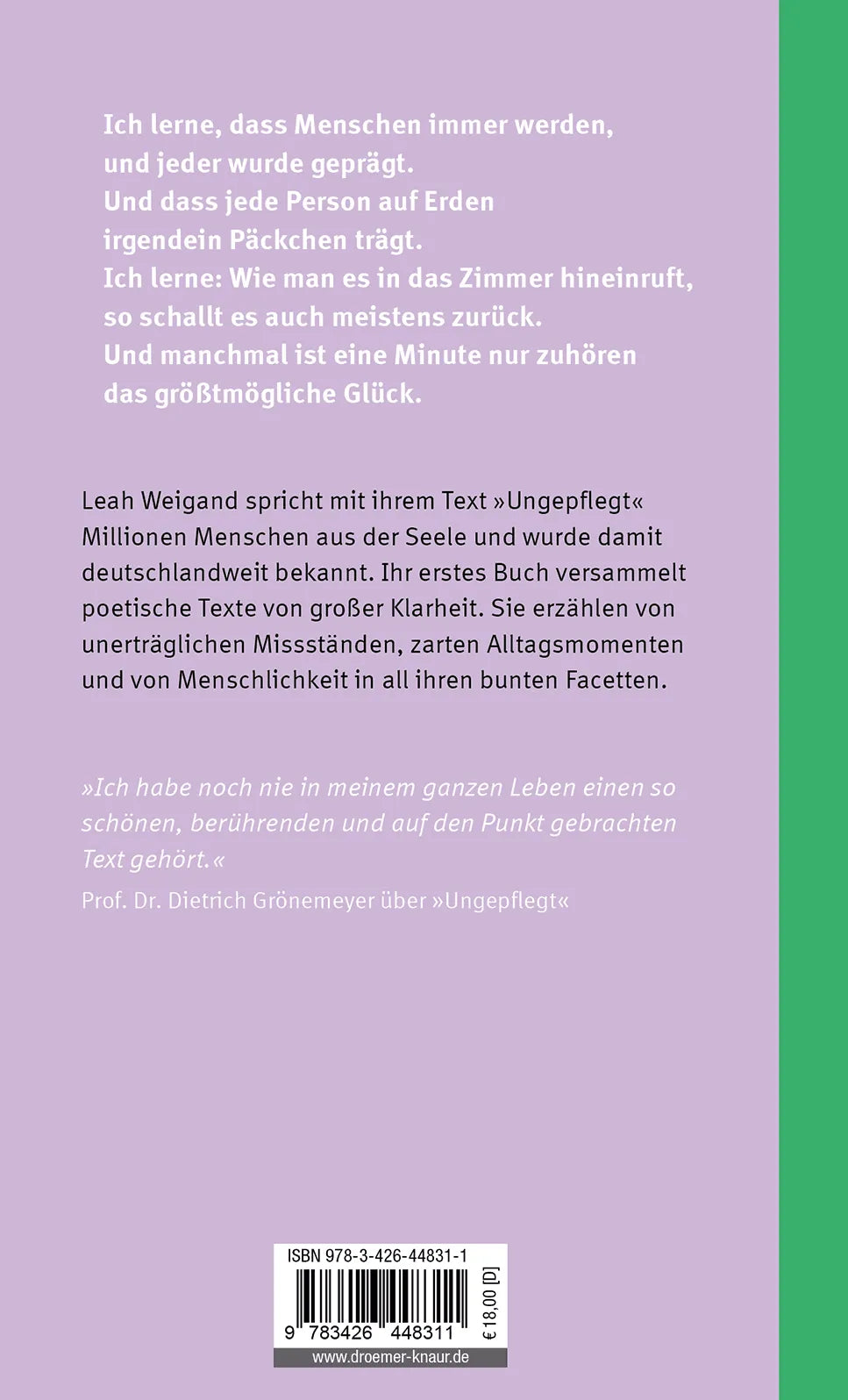 Rückseite: Ein wenig mehr Wir (Hardcover)