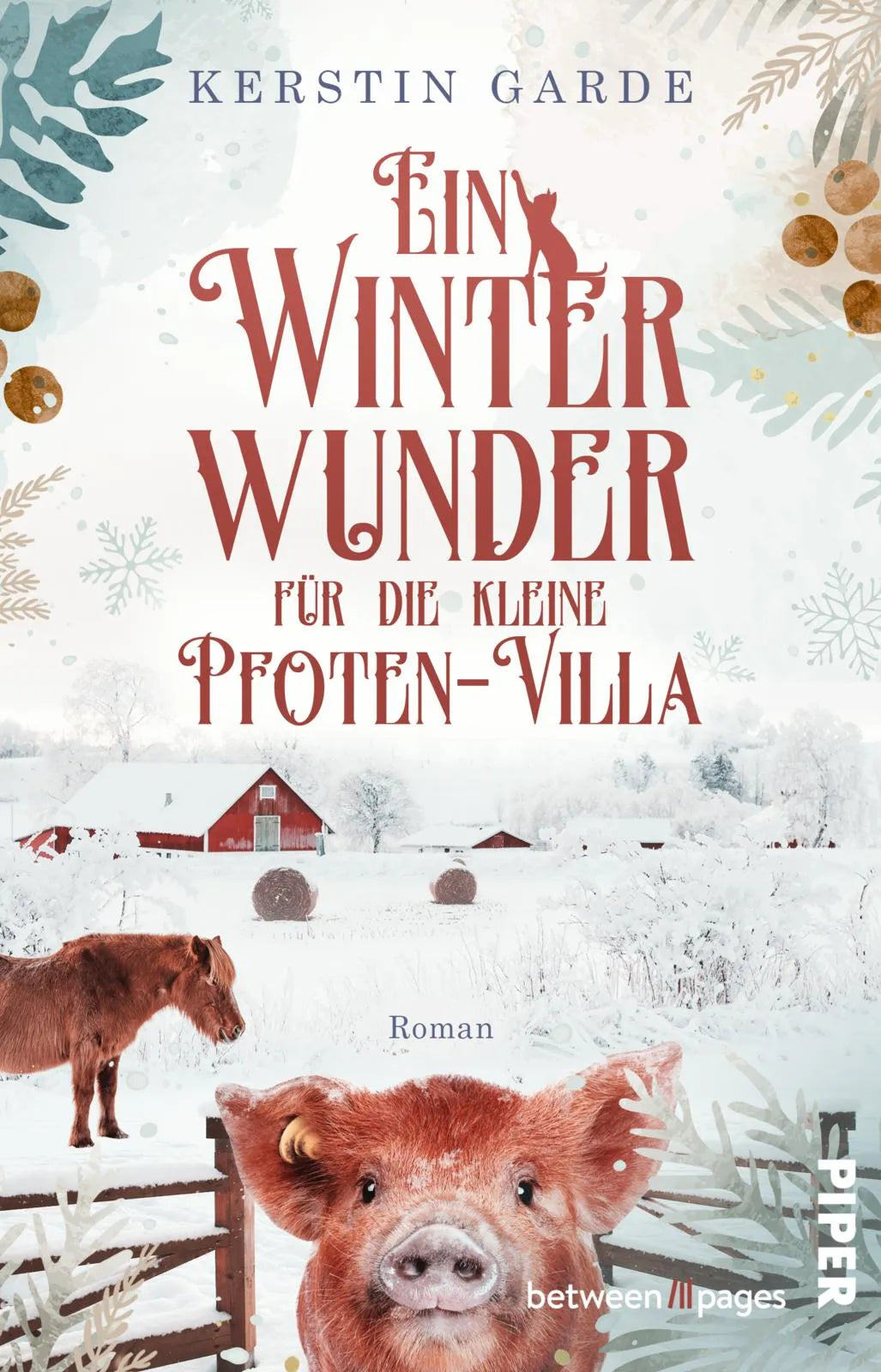 Buchcover von 'Ein Winterwunder für die kleine Pfoten-Villa' - Taschenbuch von Kerstin Garde