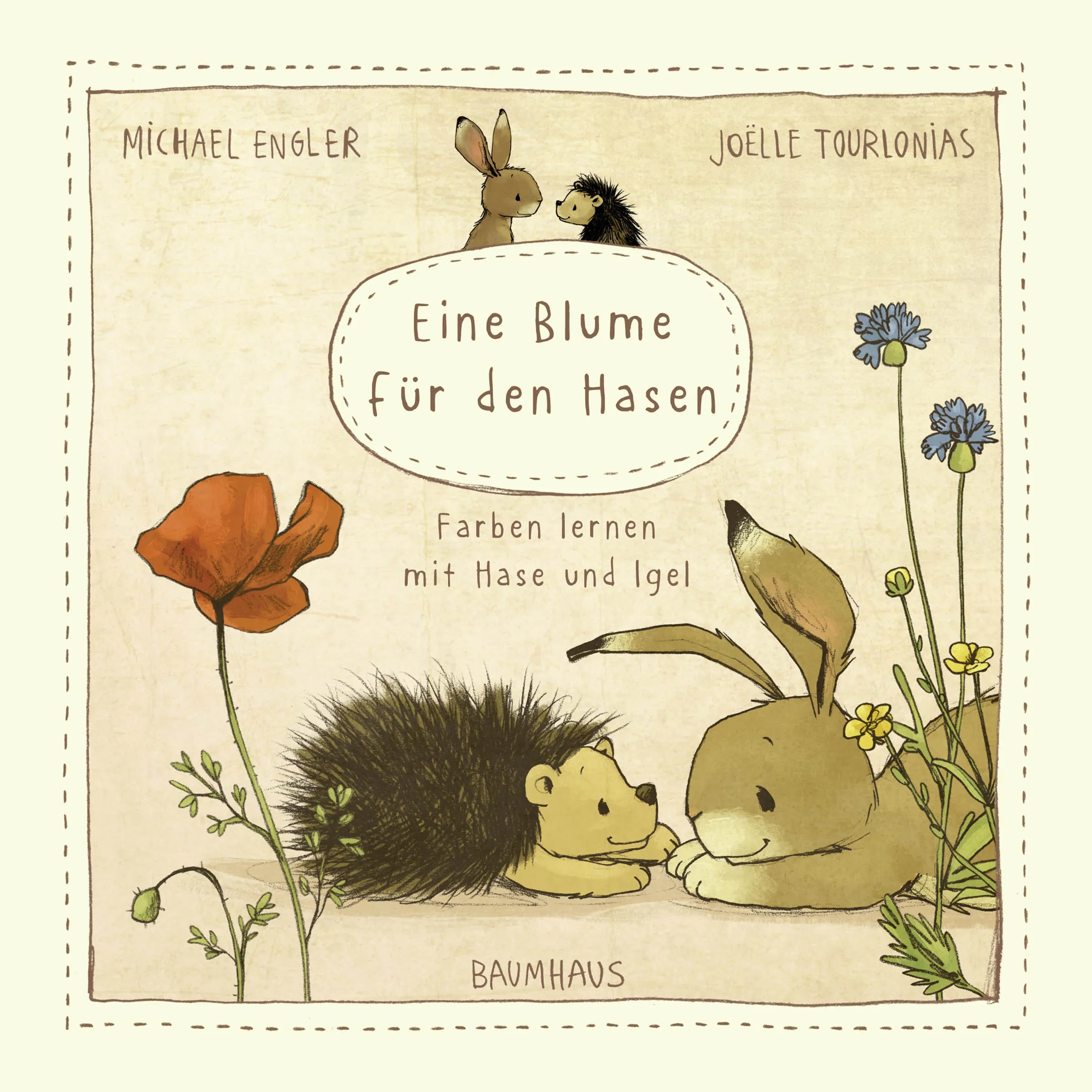 Buchcover von 'Eine Blume für den Hasen' - Gebundene Ausgabe von Michael Engler
