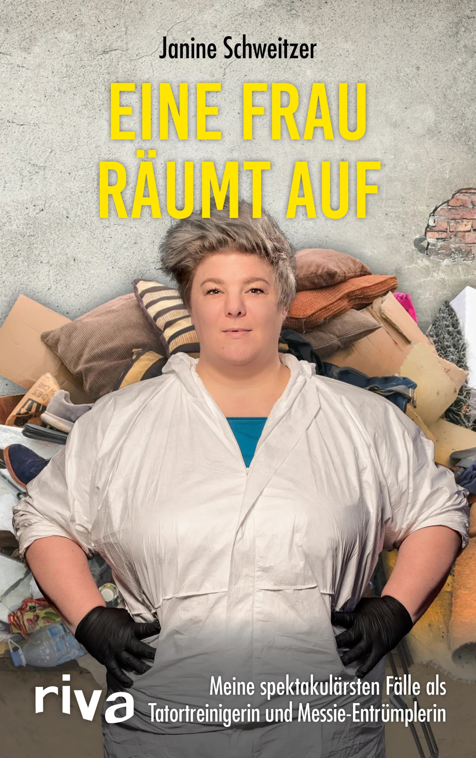 Buchcover von 'Eine Frau räumt auf' - Paperback von Janine Schweitzer