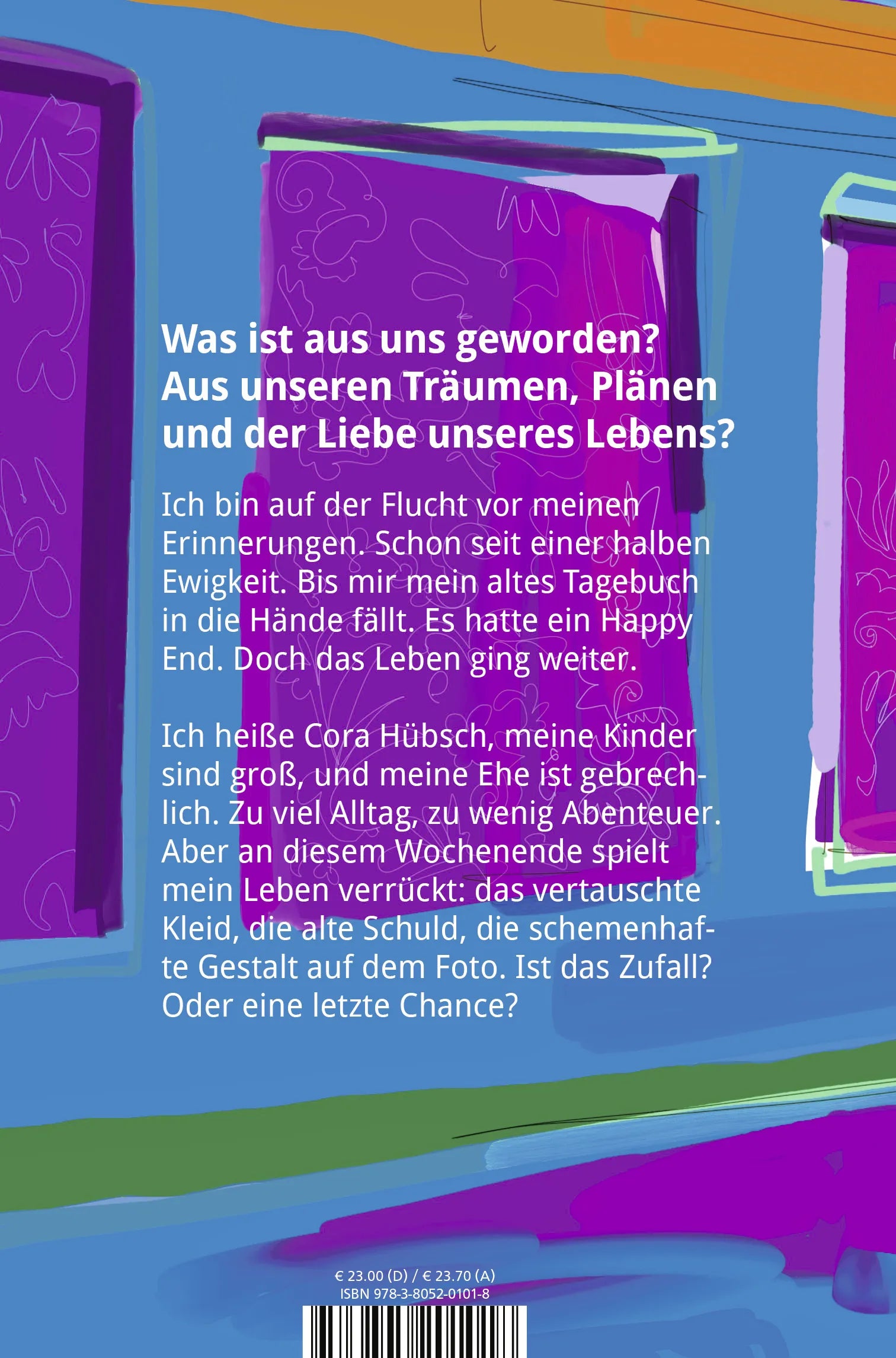 Buchrückseite von 'Eine halbe Ewigkeit' mit Klappentext - Gebundene Ausgabe