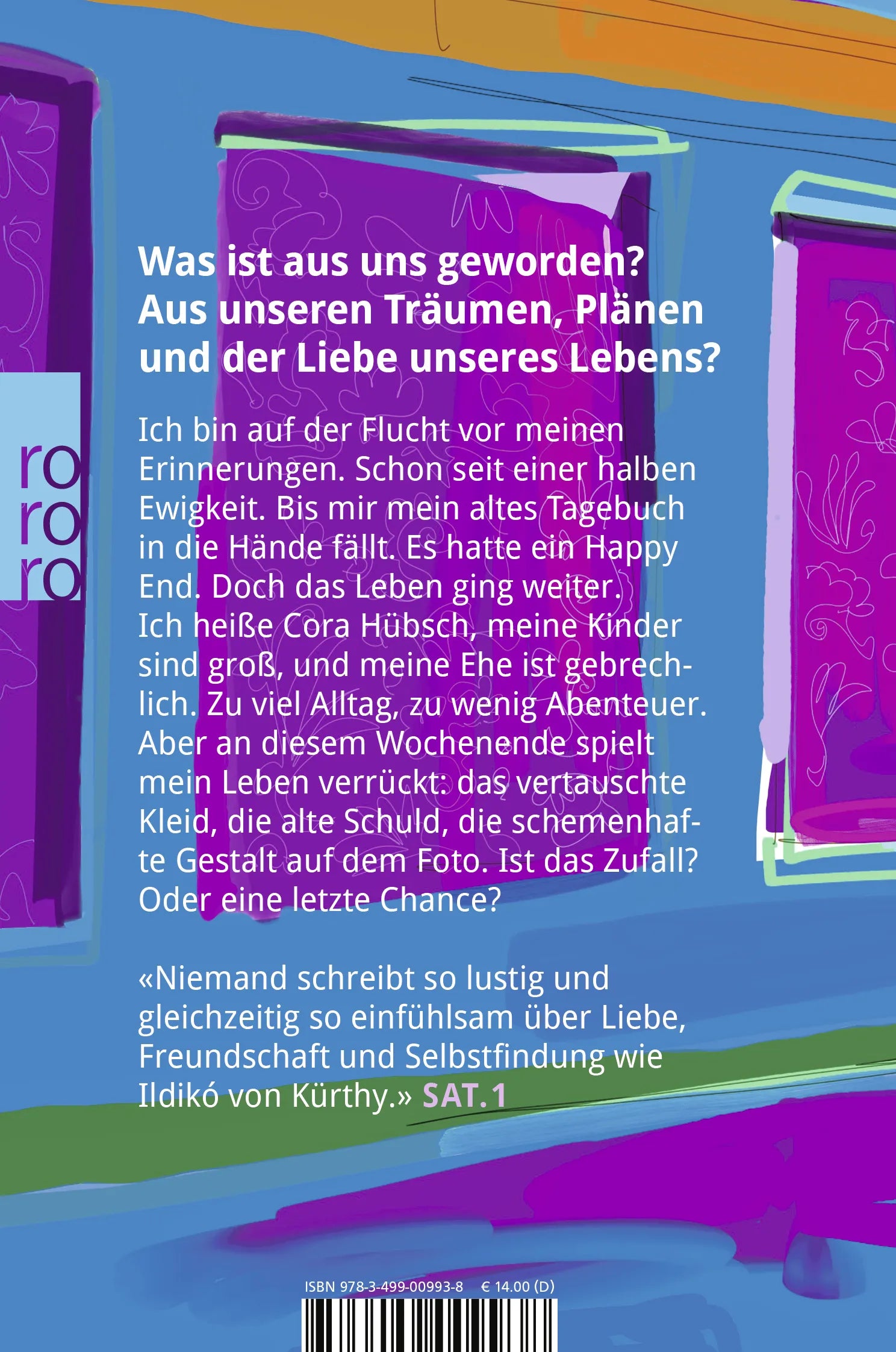 Buchrückseite von 'Eine halbe Ewigkeit' mit Klappentext - Taschenbuch