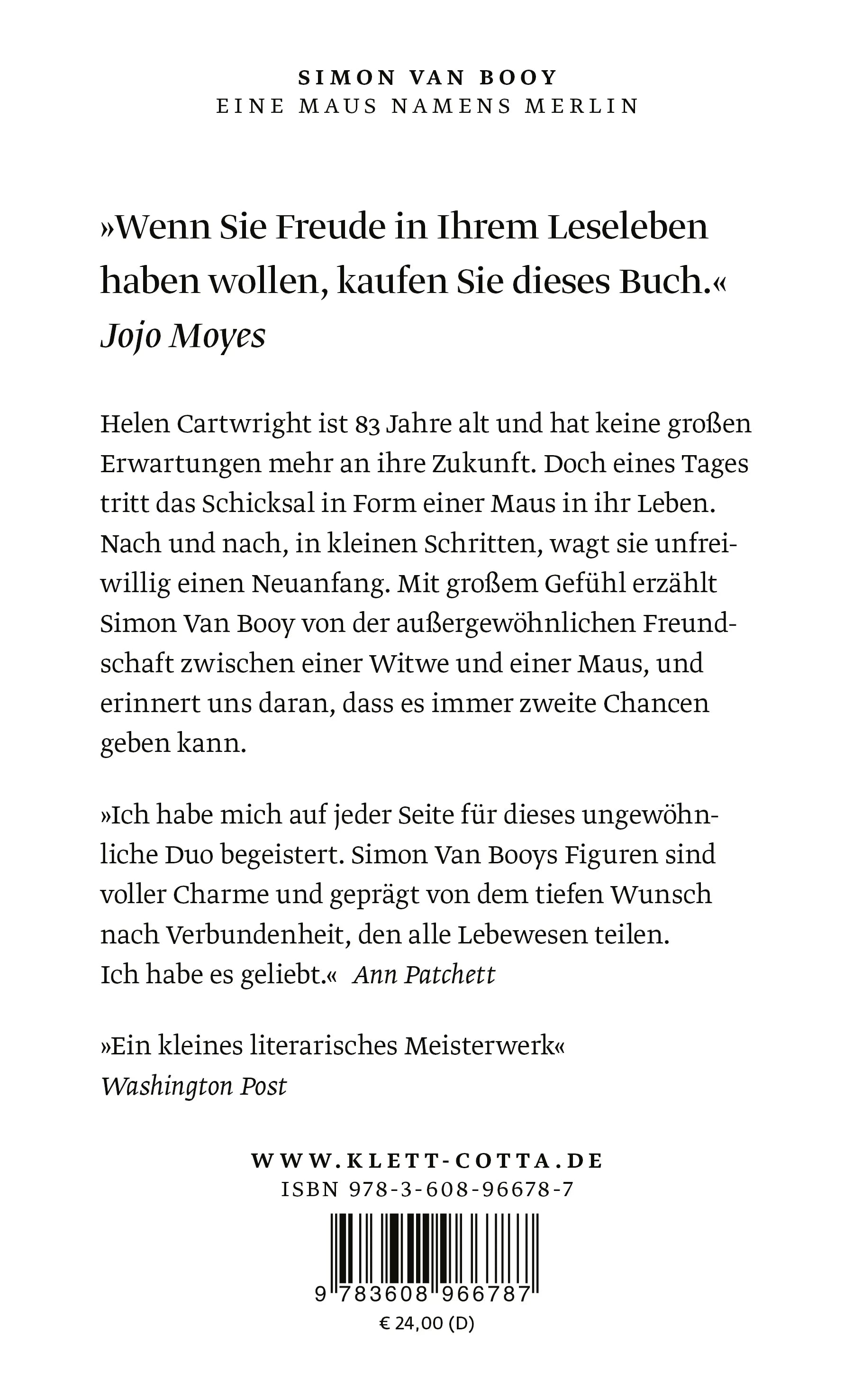 Rückseite: Eine Maus namens Merlin (Hardcover)